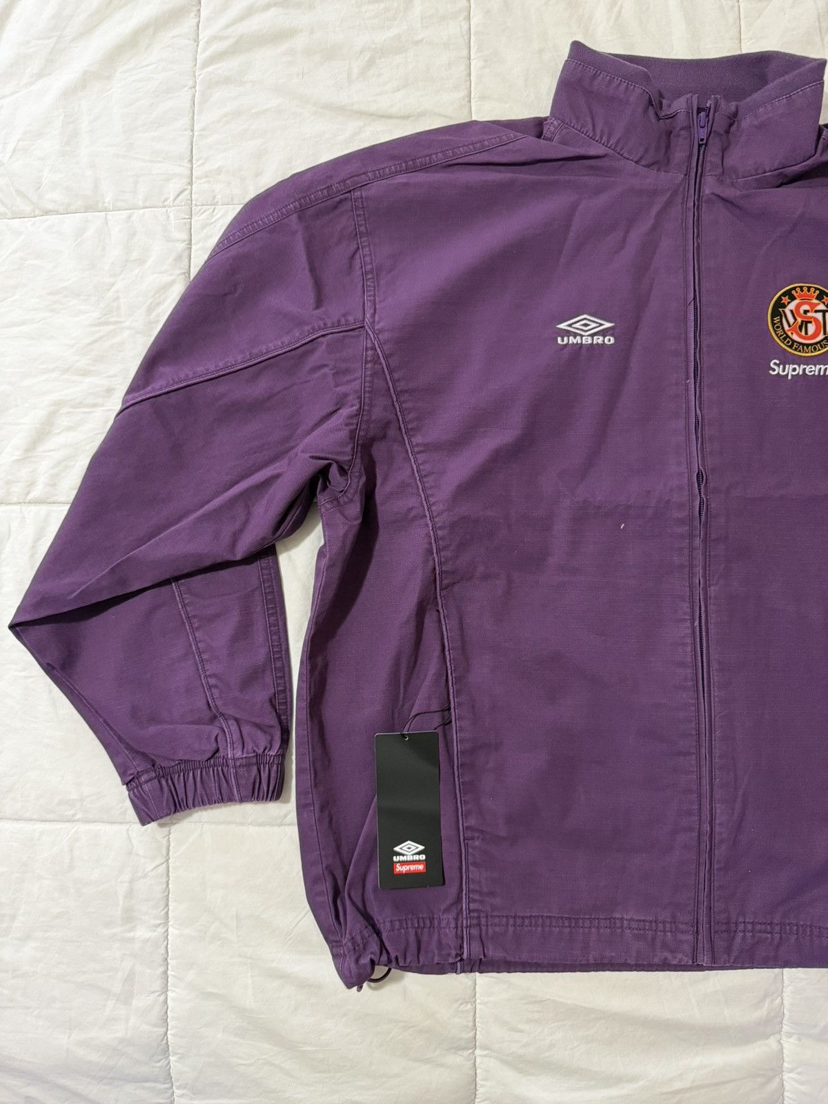 Supreme × Umbro Supreme Umbro Cotton Ripstop Track Jacket (SS26) plum medium Size US M / EU 48-50 / 2 - 2 Thumbnail