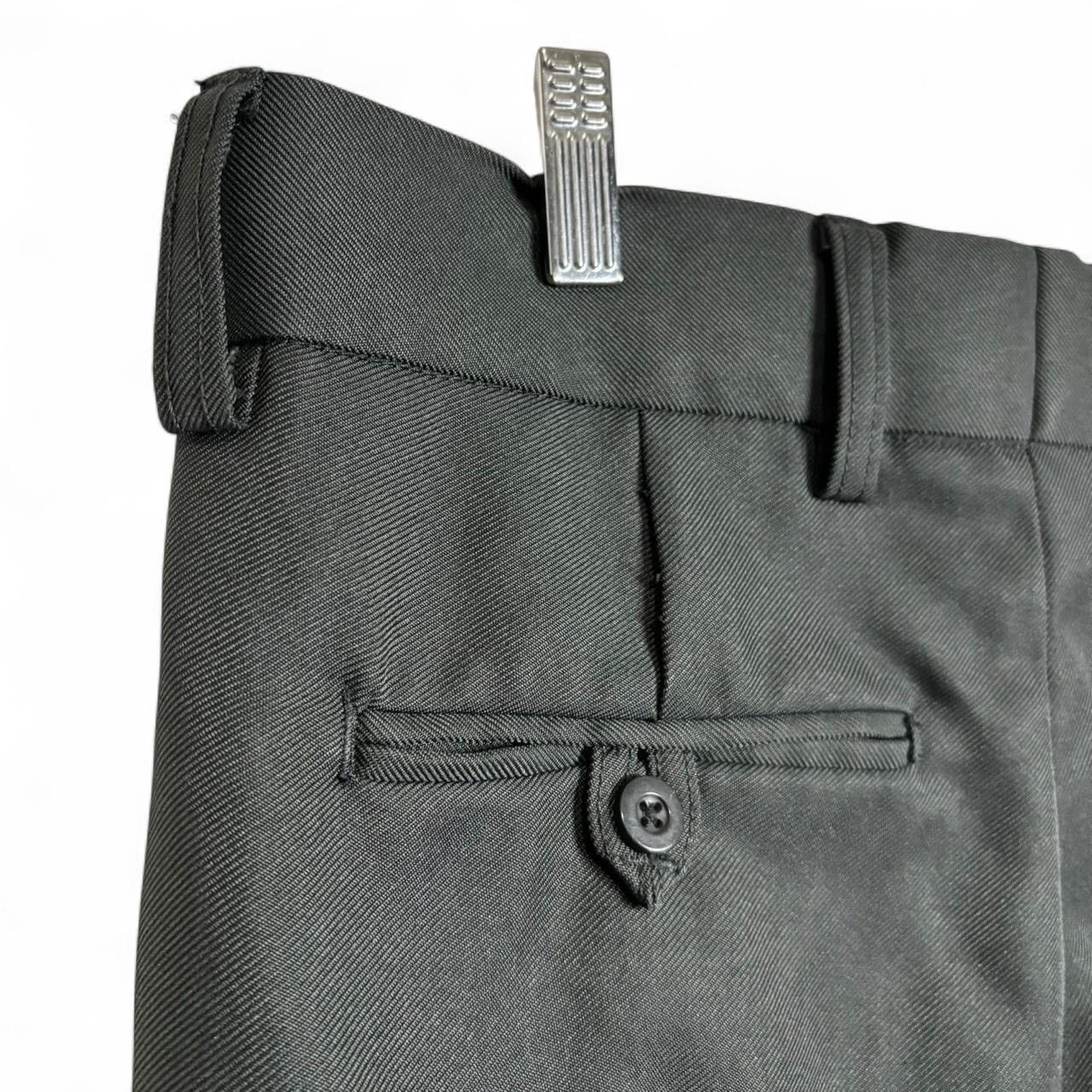 Vintage Vintage 90s Khaki Green Work Pleated Cargo Pants Size US 34 / EU 50 - 6 Thumbnail