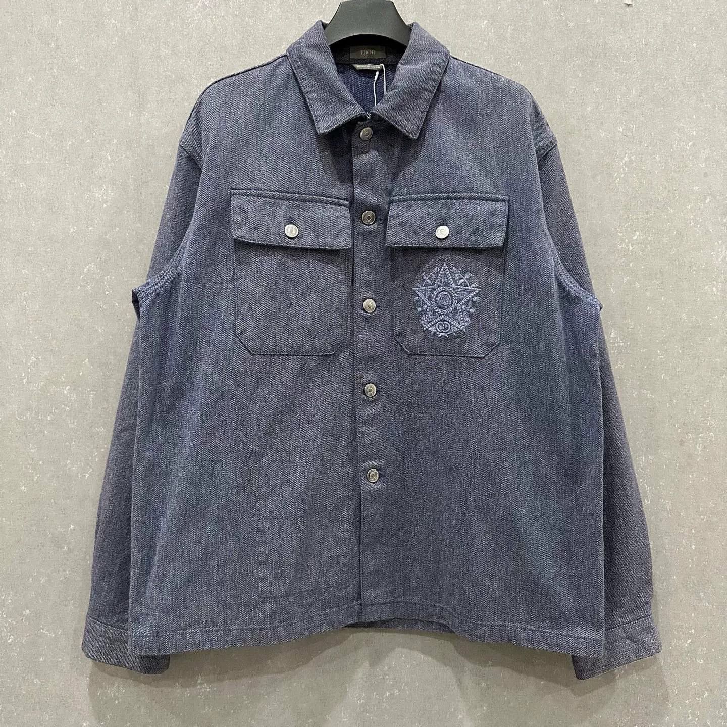 Dior Dior Pentagram Embroidered Logo Jacket Size US L / EU 52-54 / 3 - 1 Thumbnail