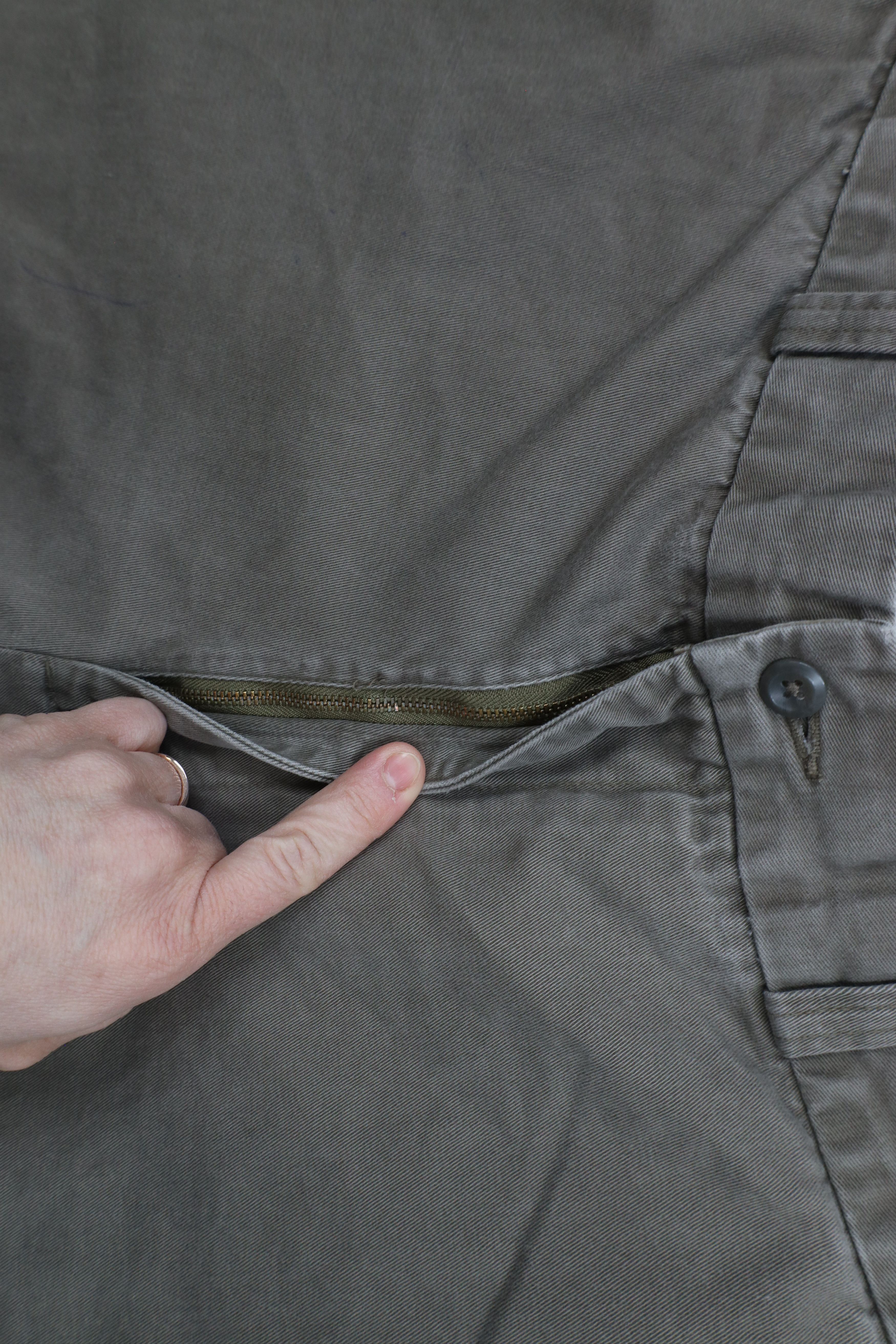 Vintage Vintage 90s Streetwear Wide Leg Cotton Chino Pants Brown Size US 36 / EU 52 - 8 Thumbnail