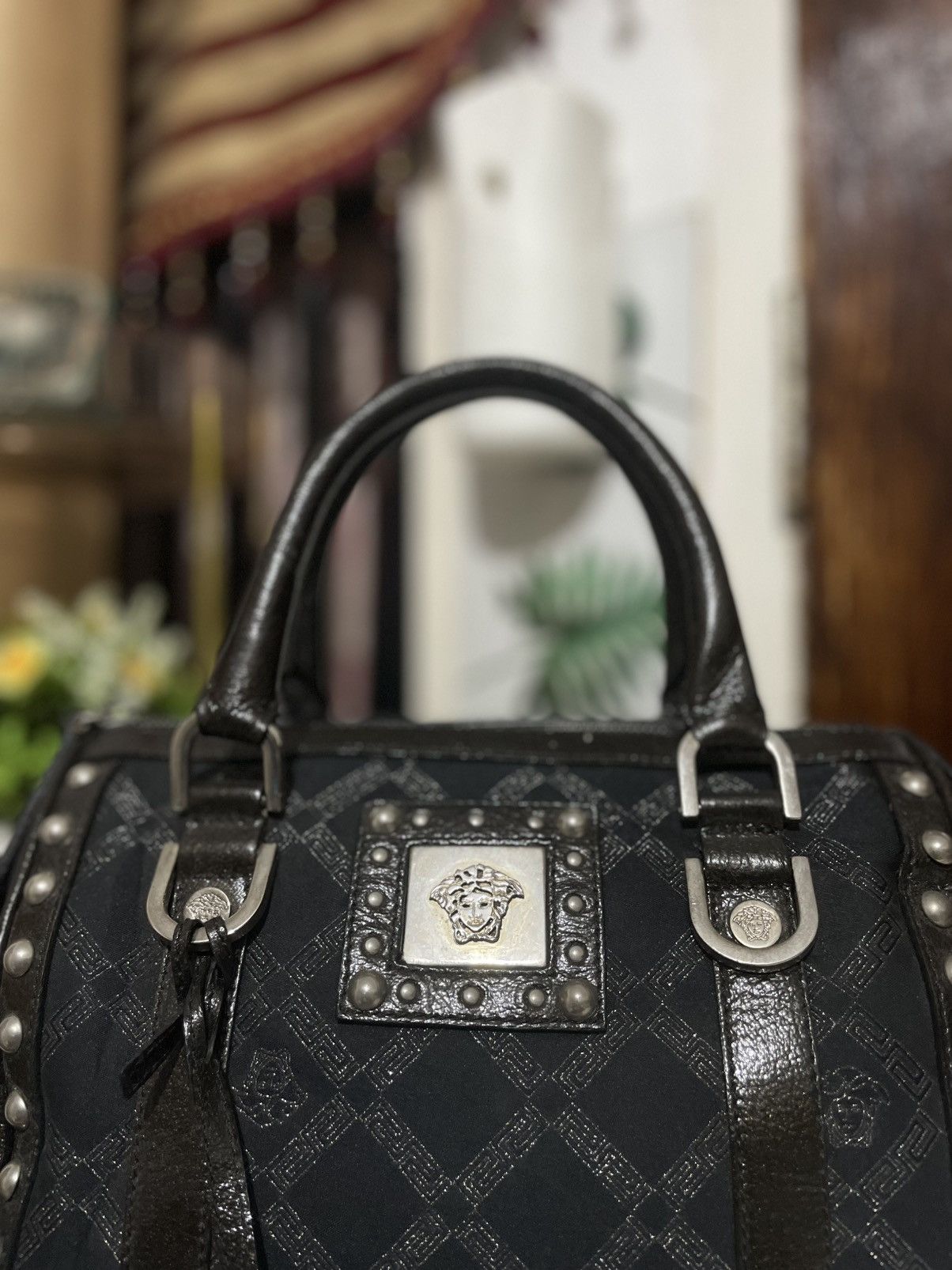 Versace VERSACE black in leather handbag Size ONE SIZE - 19 Thumbnail