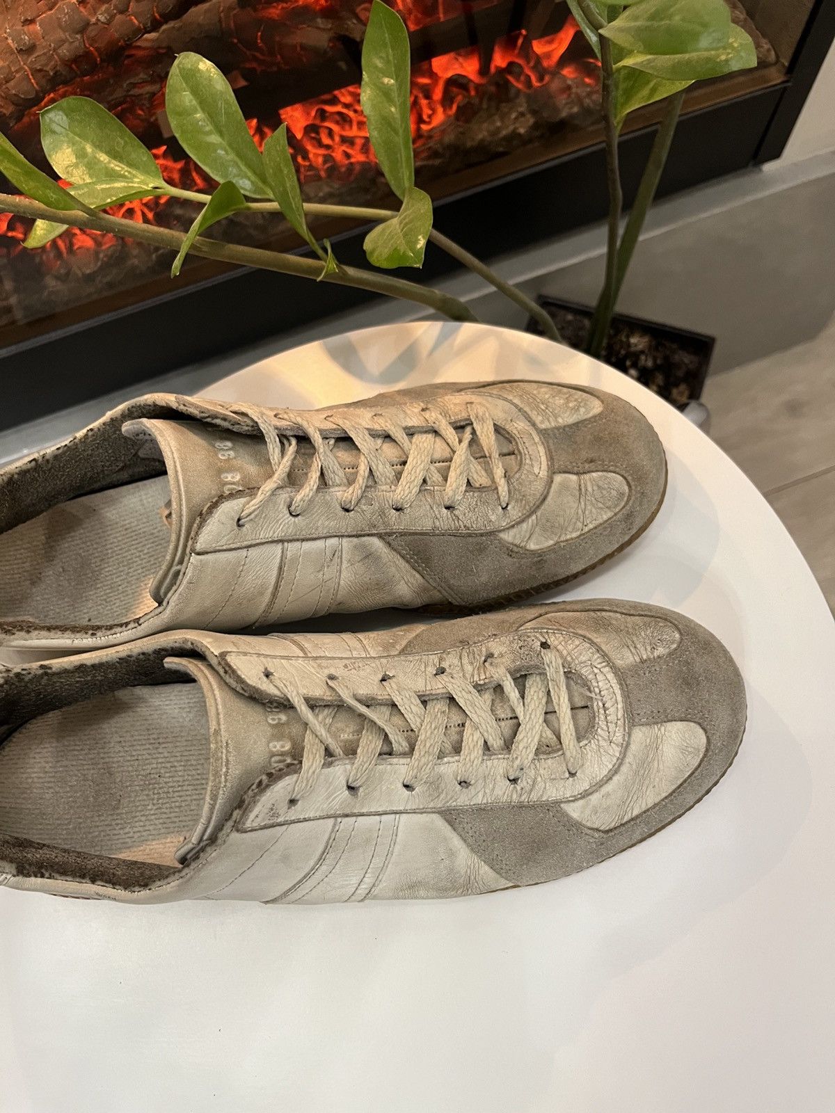 Vintage 🔥THRASHED BW SPORT GAT ARMY SNEAKERS MARGIELA REPLICA VIBE Size US 9.5 / EU 42-43 - 13 Thumbnail