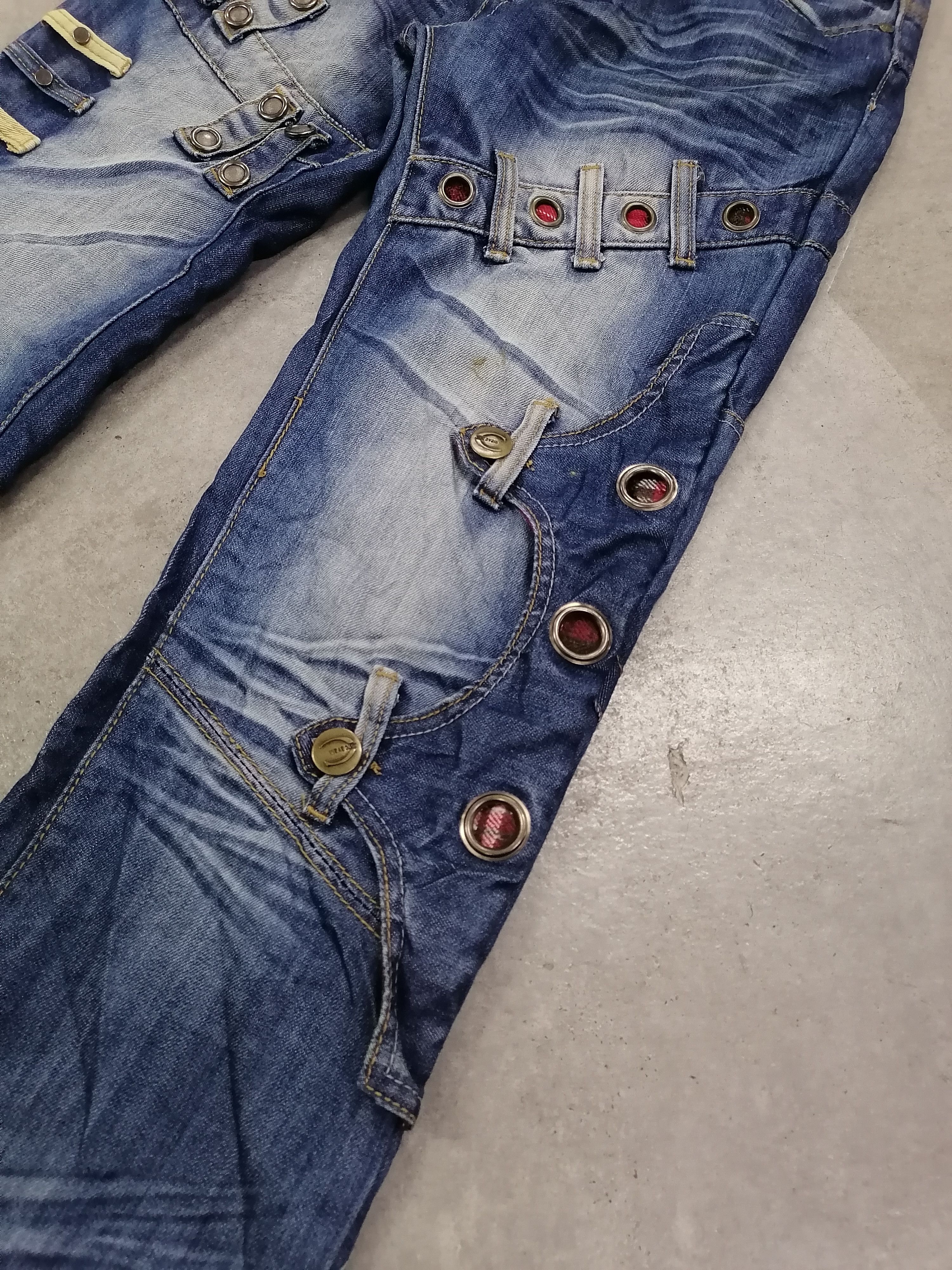Just Cavalli × Seditionaries Seditionaries Bondage Just Cavalli Distressed Denim Pants Size US 29 - 3 Thumbnail
