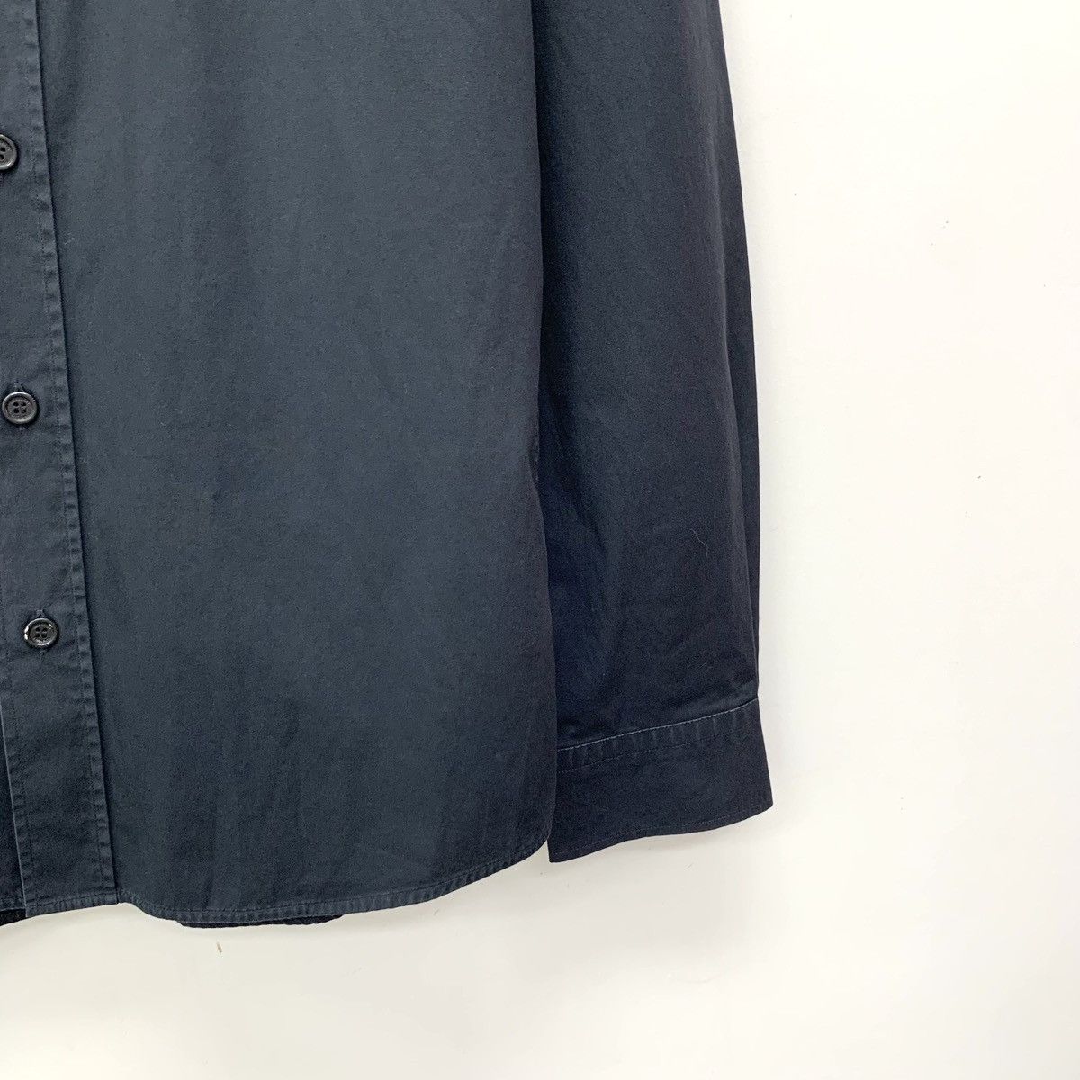 Burberry Burberry Black TB Logo Embroidered Long Sleeve Shirt K26WX Size US S / EU 44-46 / 1 - 4 Thumbnail