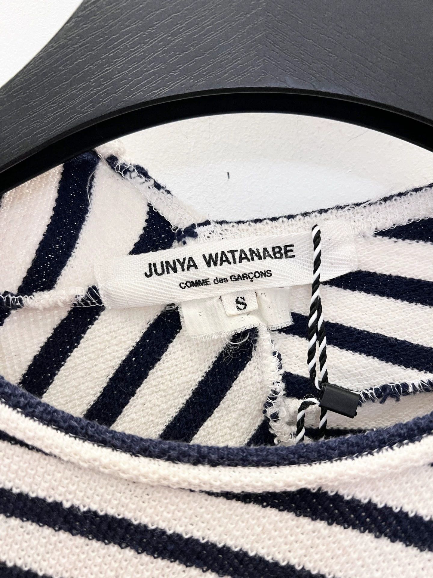 Junya Watanabe Junya Watanabe Stretch Stripe Asym Neck LS WT Top S Size S / US 4 / IT 40 - 9 Thumbnail