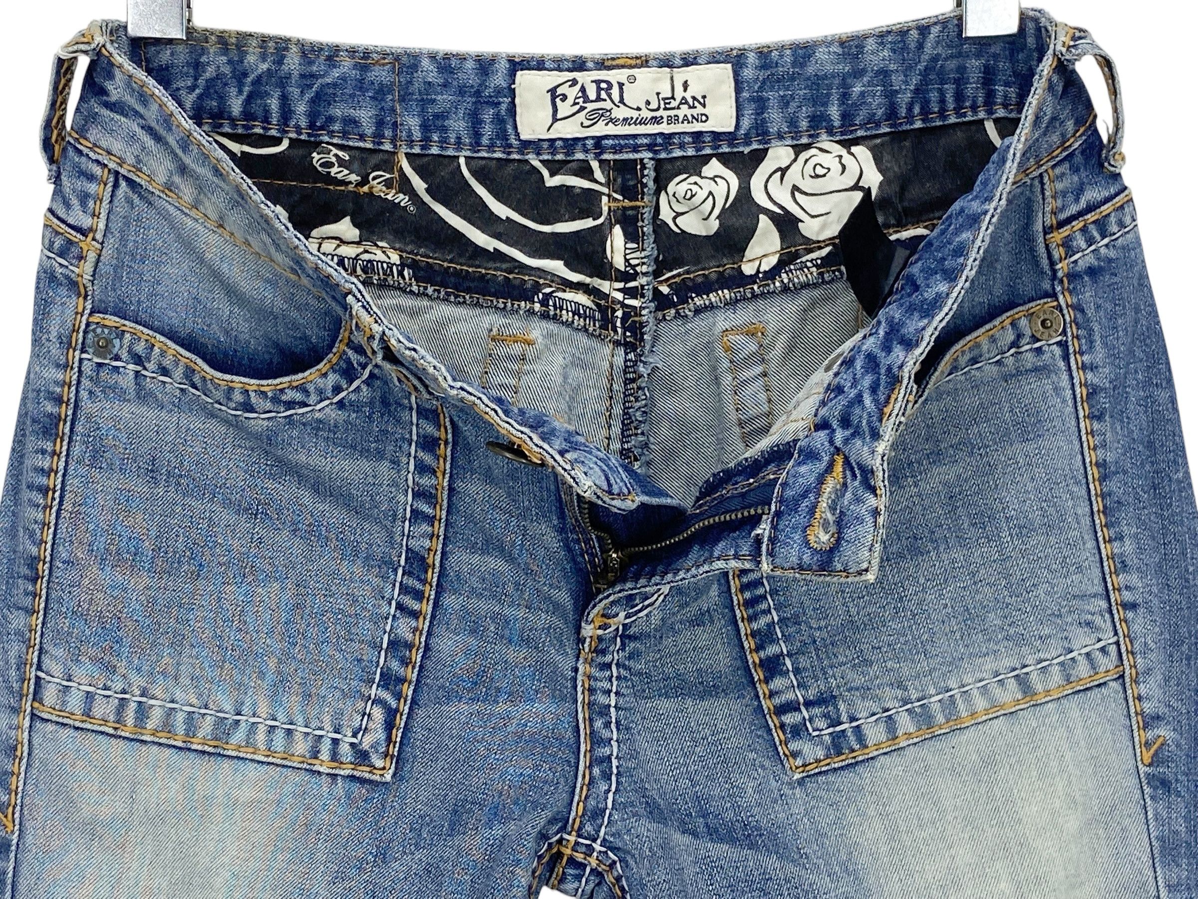 Japanese Brand Flare Jeans Cargo Bootcut Jeans Baker Pocket Pants Size US 27 - 11 Thumbnail