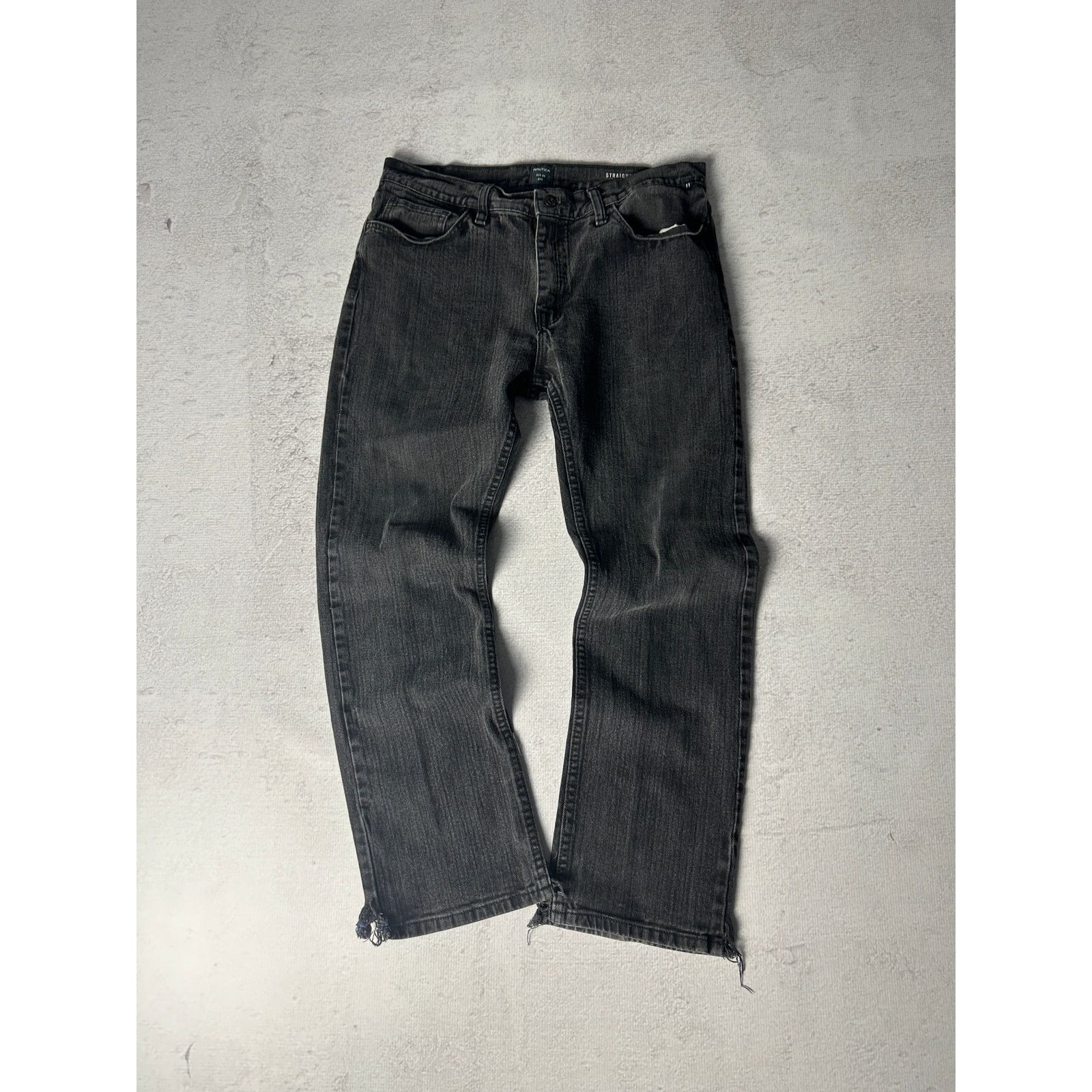 Nautica Vintage Nautica Black Preowned Denim Jeans - Men's 34W30L Size 34" / US 12 / IT 48 - 1 Thumbnail