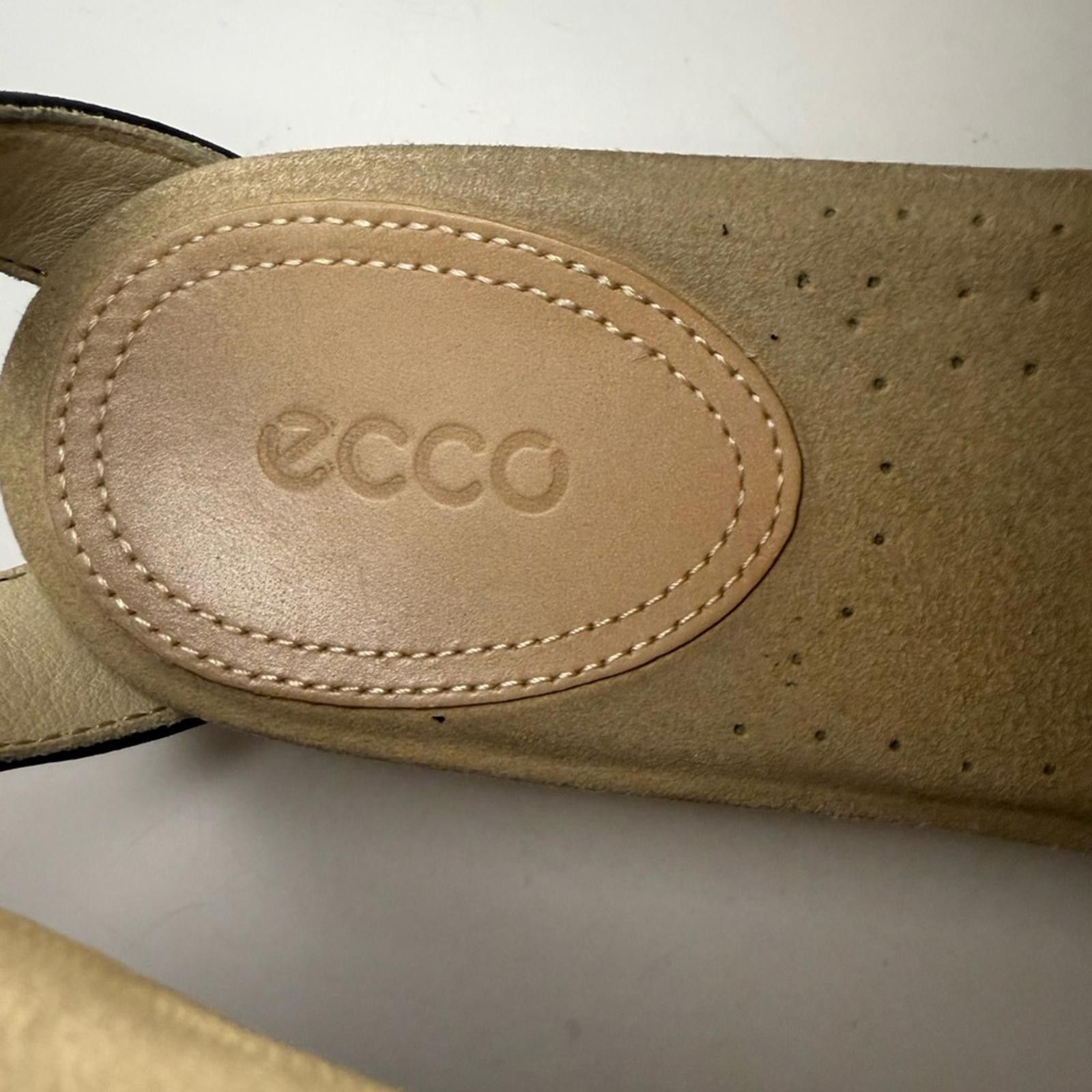 Ecco ECCO Damara Black Leather Crossover Strap Sandals EU 37 Size US 6.5 / IT 36.5 - 7 Thumbnail