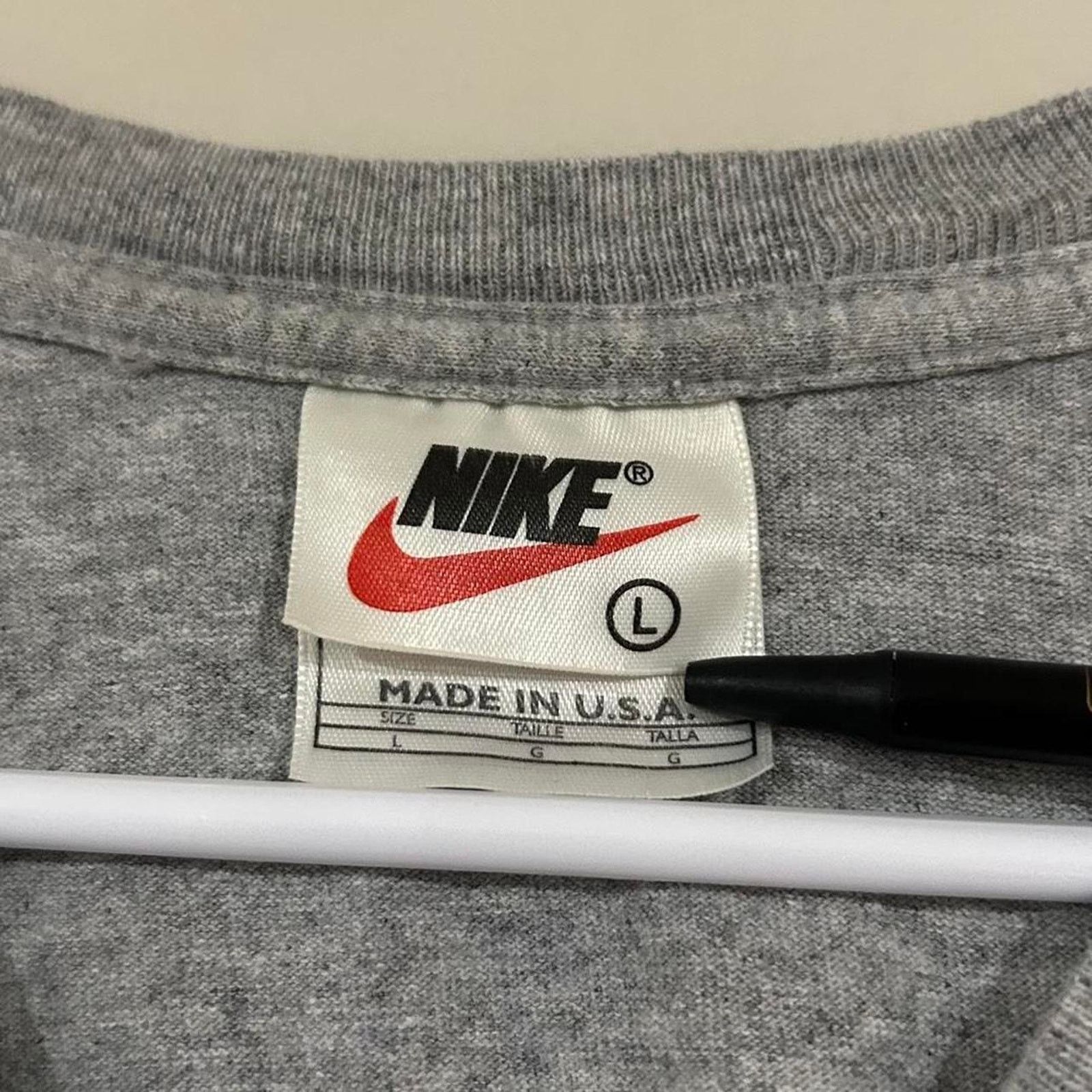 Nike Vintage Nike Just Do It V Neck Shirt Size US L / EU 52-54 / 3 - 3 Thumbnail