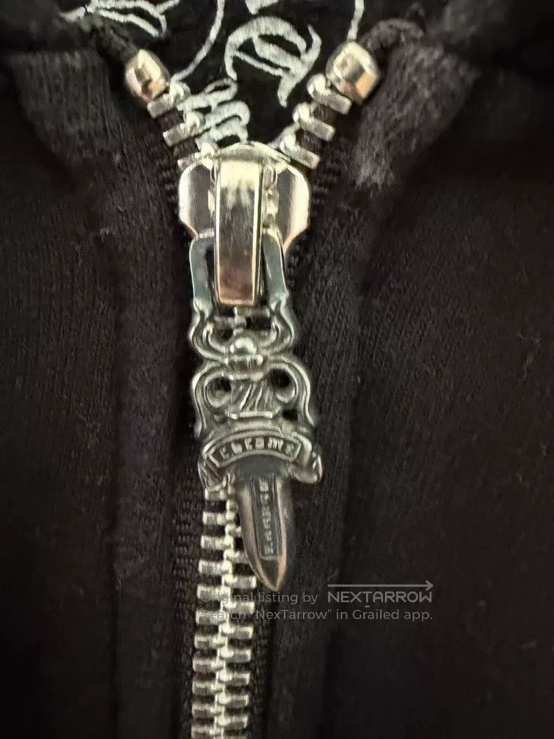 Chrome Hearts CHROME HEARTS Size M Black zipper coat Size US M / EU 48-50 / 2 - 3 Thumbnail