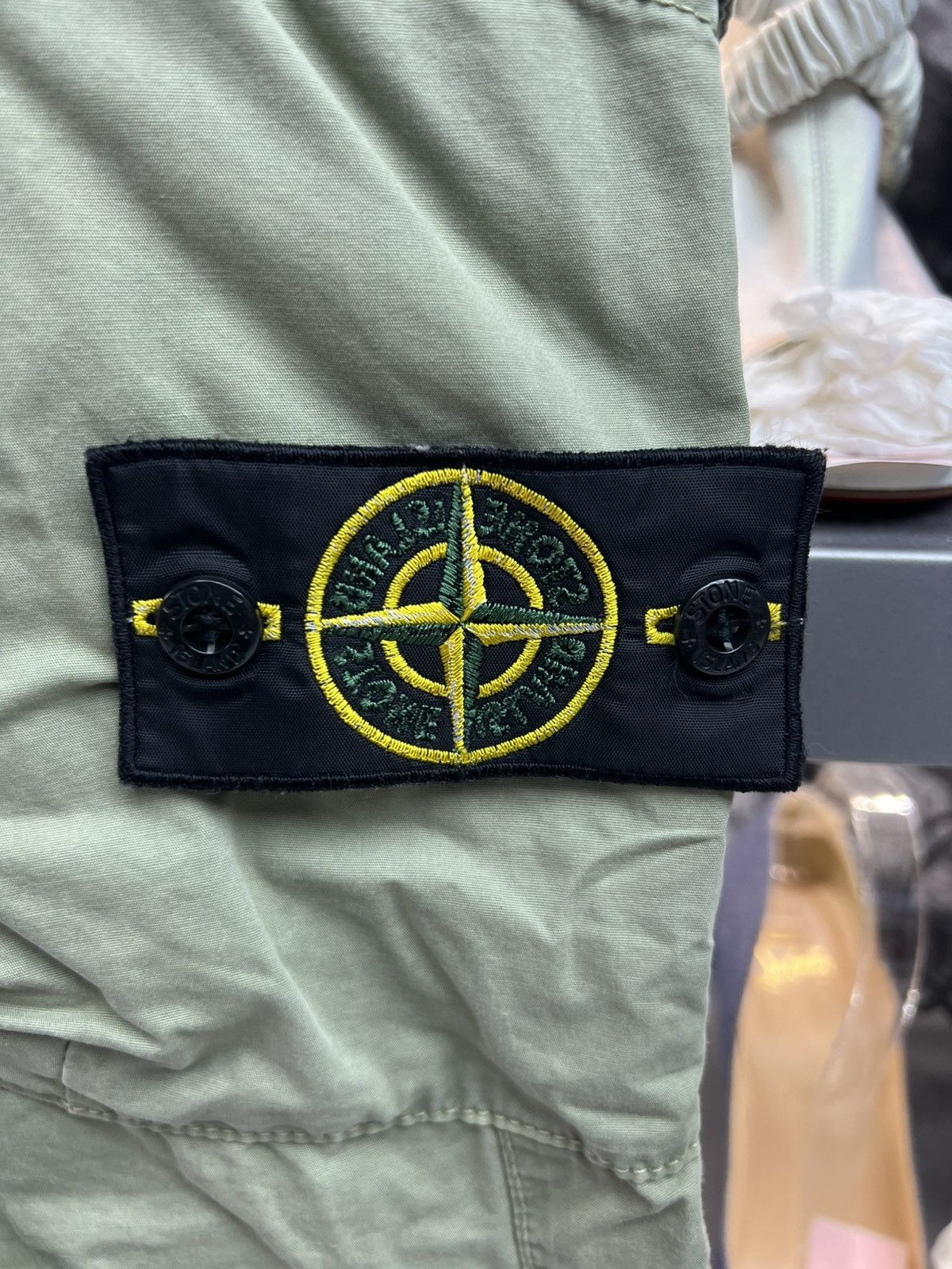 Stone Island Stone Island Olive Cargo Pants Size 31" - 4 Thumbnail