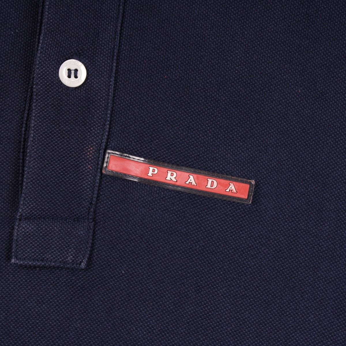 Prada Authentic PRADA Polo Shirts Dark Blue Size: L Size US L / EU 52-54 / 3 - 9 Thumbnail