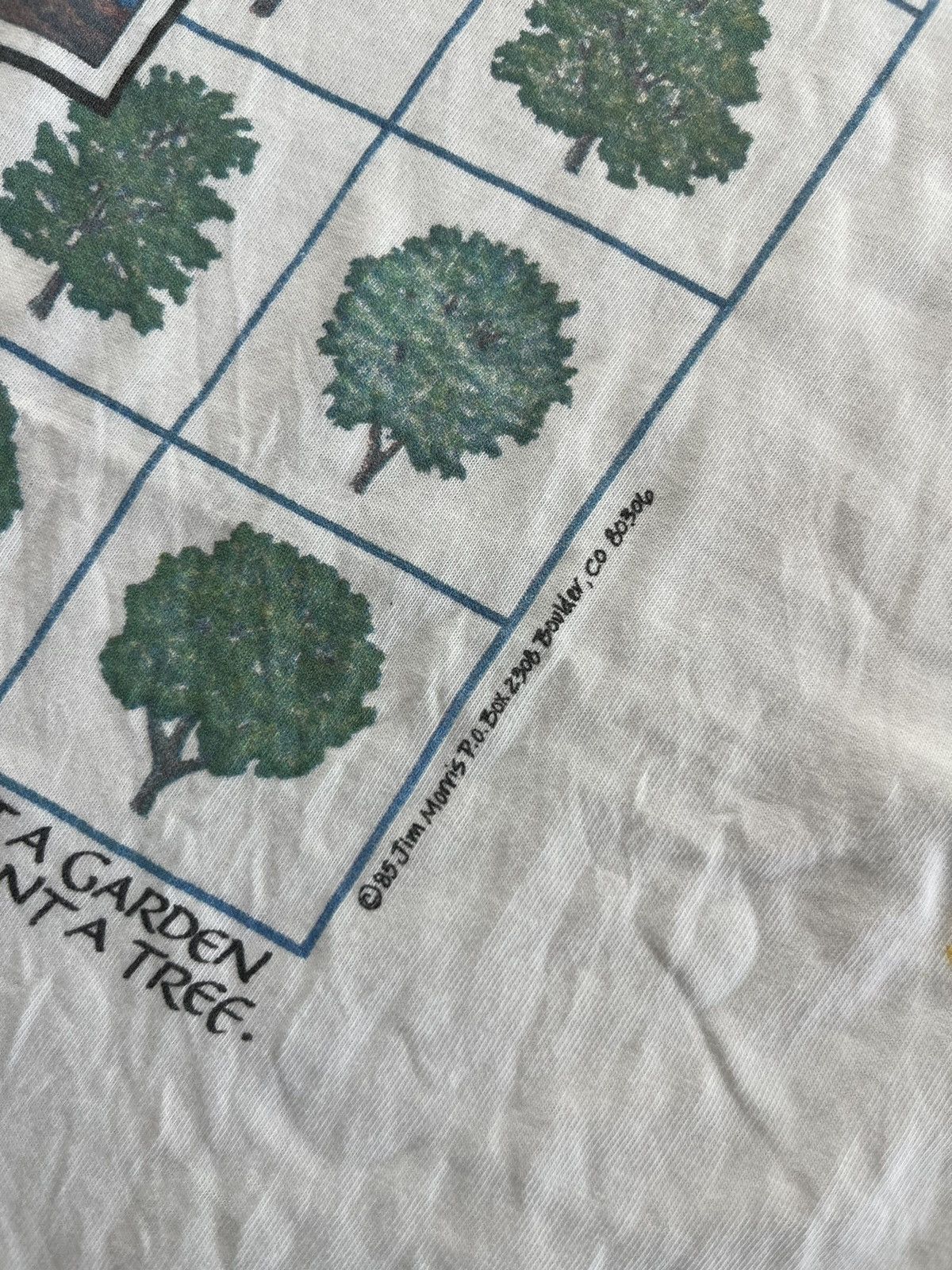 Vintage Vintage TREES Artwork Design 85’s by Jim morris Tshirt Size US S / EU 44-46 / 1 - 7 Thumbnail