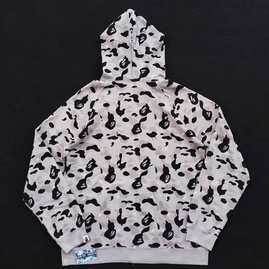 Bape 2010 BAPE STA Aoyama Camo Full Zip Hoodie Size US XL / EU 56 / 4 - 4 Thumbnail