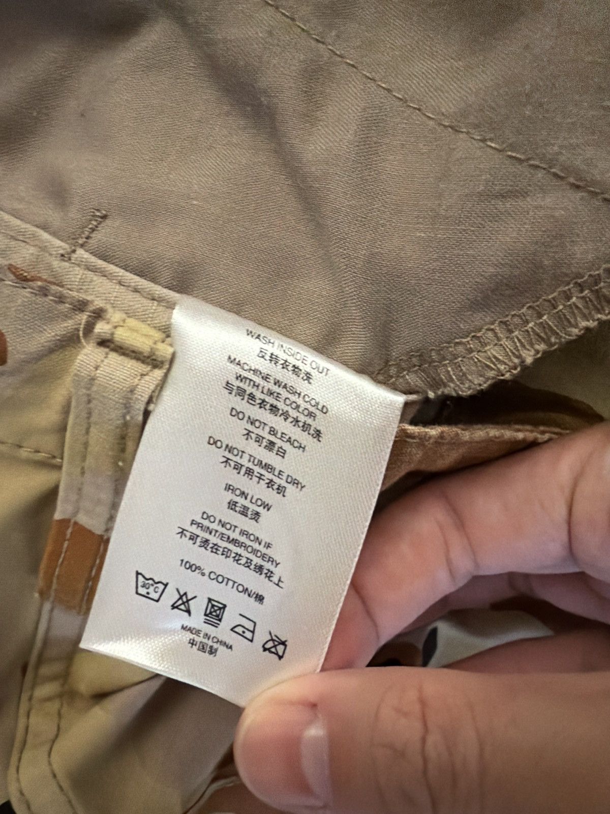 CLOT Clot Beige and Orange Camo Cargo Pants Size US 33 - 5 Thumbnail