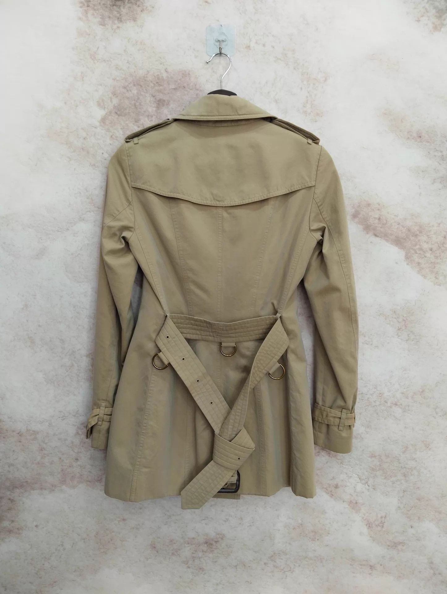 Burberry Burberry Women's Mid-Length Trench Coat UK4 95New Size XS / US 0-2 / IT 36-38 - 2 Thumbnail