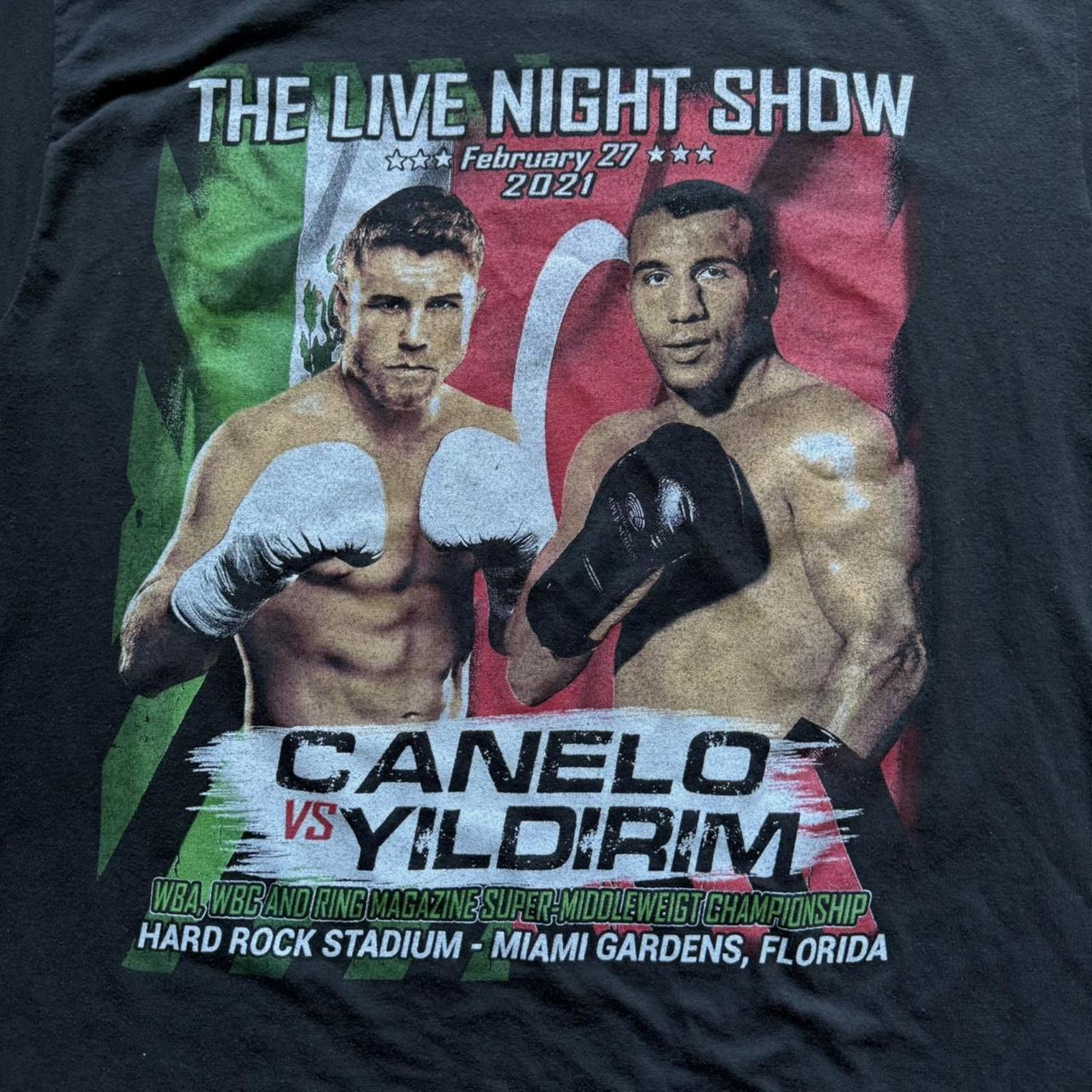 Other Canelo vs Yildirim Hard Rock Stadium Miami 2021 Boxing Shirt Size US L / EU 52-54 / 3 - 3 Thumbnail