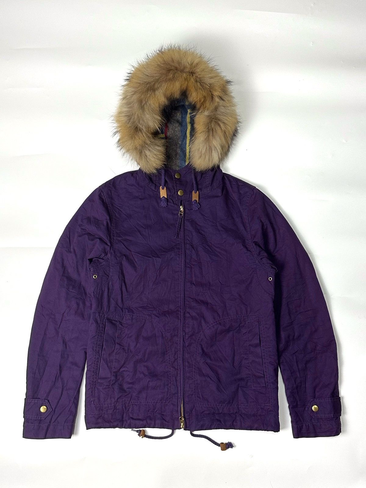 Faux Fur Hoodie Jacket Urban Research Purple💜