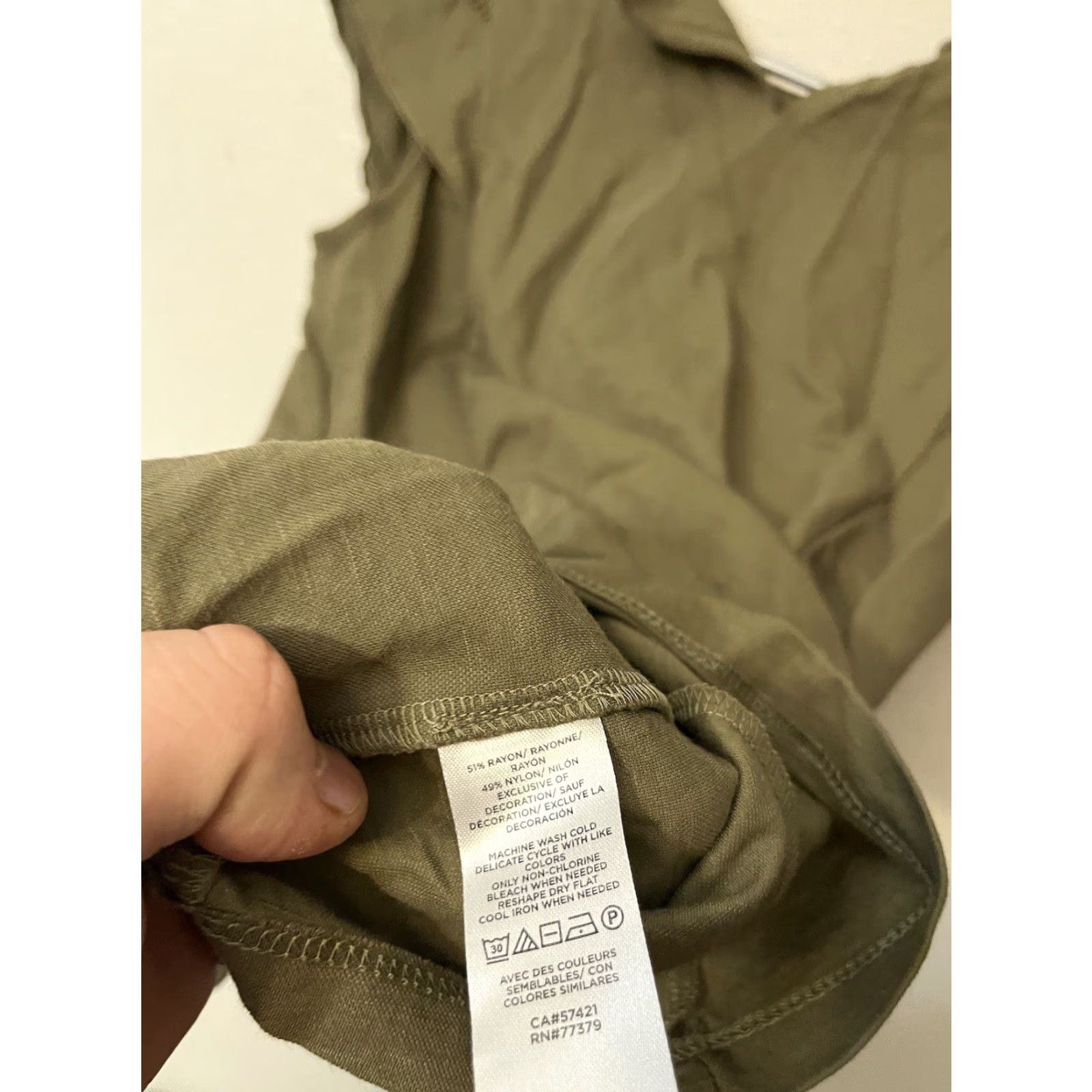 Ann Taylor VINTAGE Ann Taylor Blouse Shirt Womens PS Cap Sleeve Green 90s Petite Small Green Cap Sleeve US PS Womens Size S / US 4 / IT 40 - 6 Thumbnail