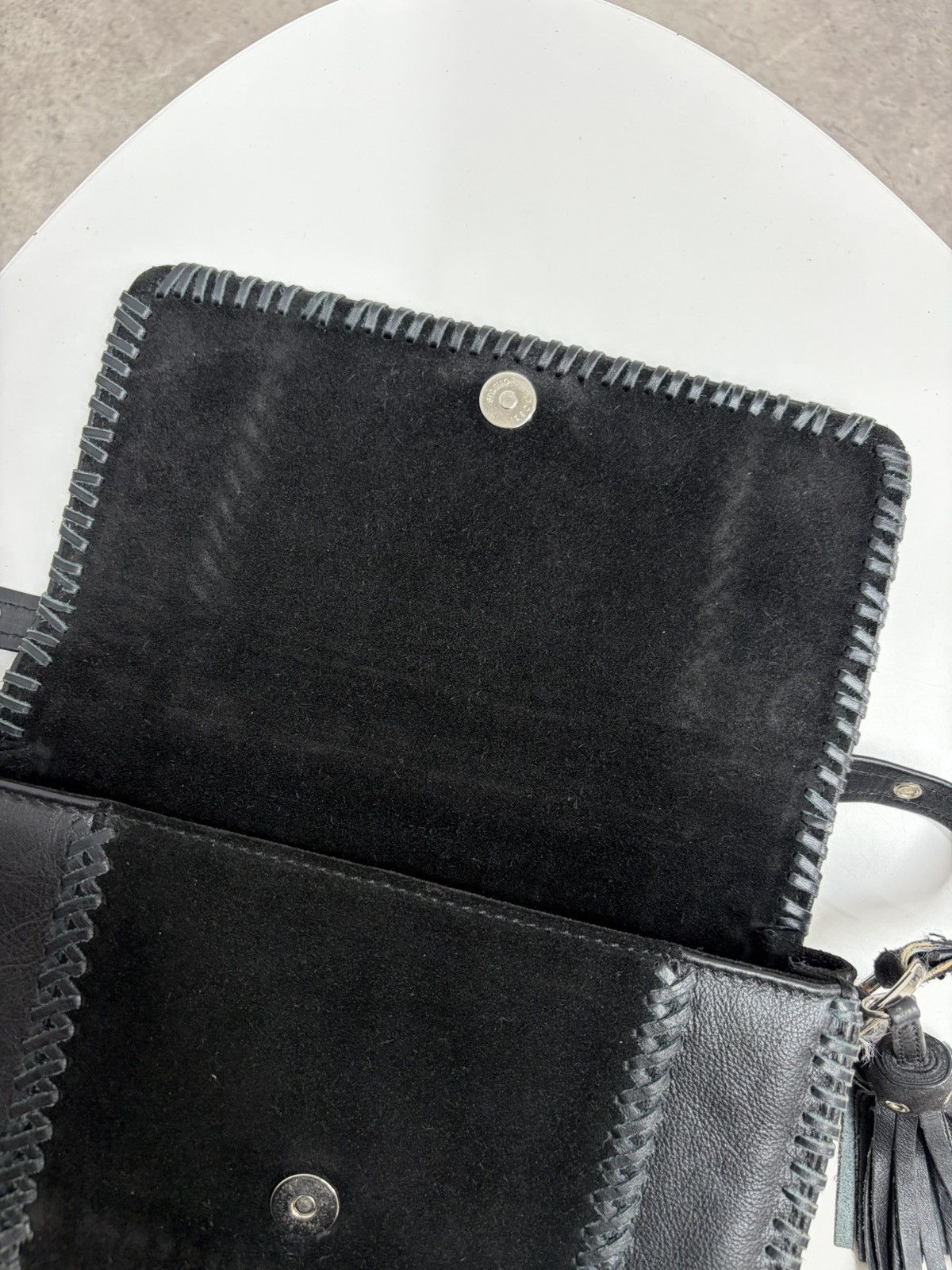 If Six Was Nine KMRii Style Archive Leather Shoulder Bag Punk Boho Y2K Size ONE SIZE - 16 Thumbnail