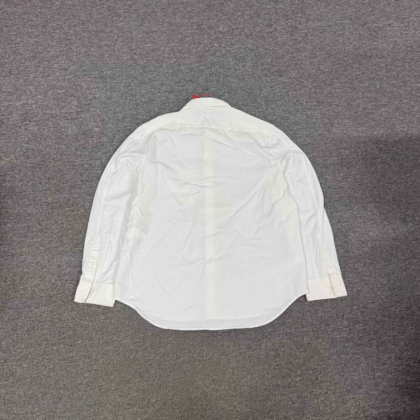 Loewe Loewe Pocket Logo White Long Sleeve Shirt 39 99New Size US M / EU 48-50 / 2 - 2 Thumbnail