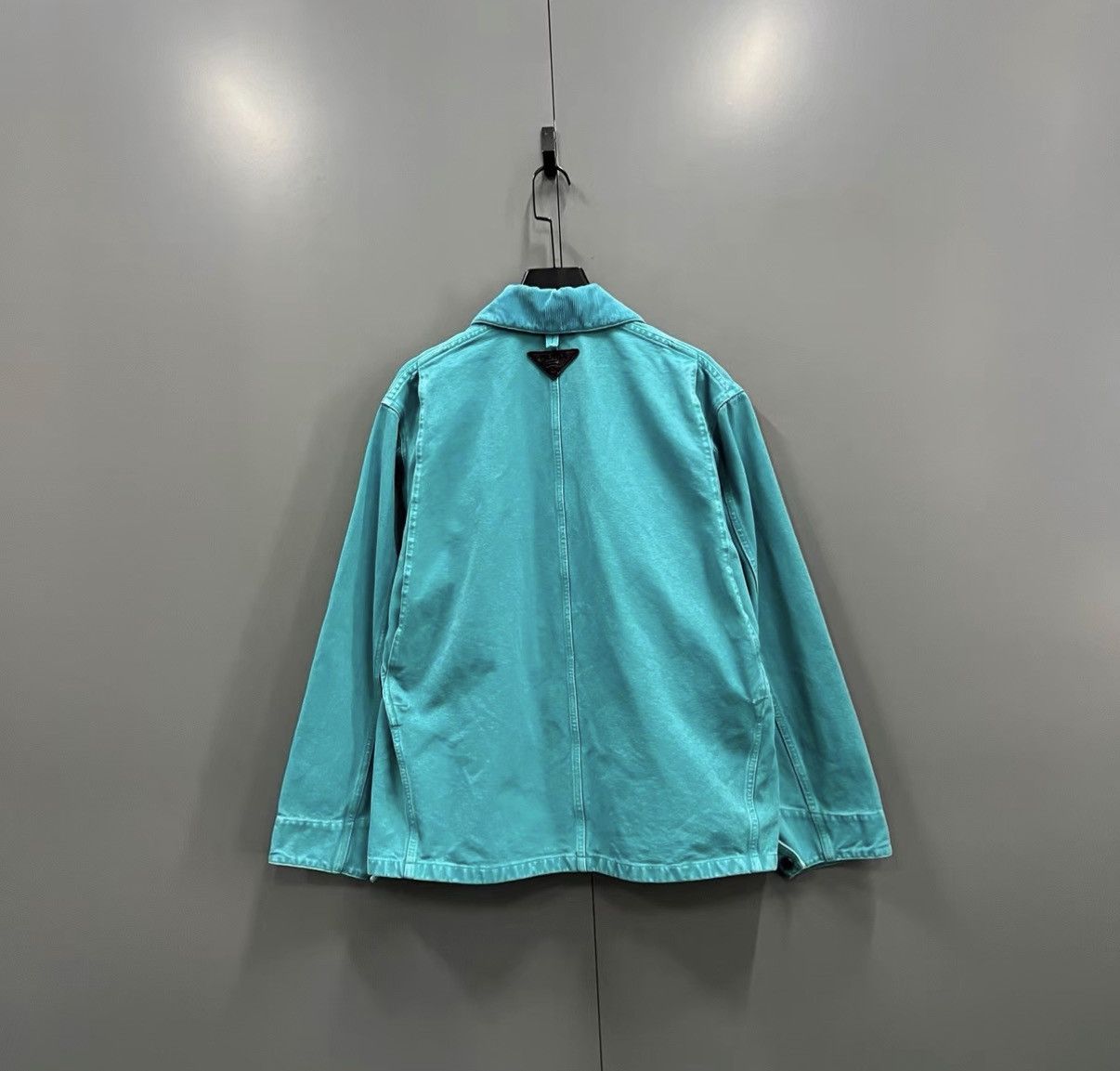 Prada Prada Teal Canvas Cargo Jacket J41 Size XS / US 0-2 / IT 36-38 - 2 Thumbnail
