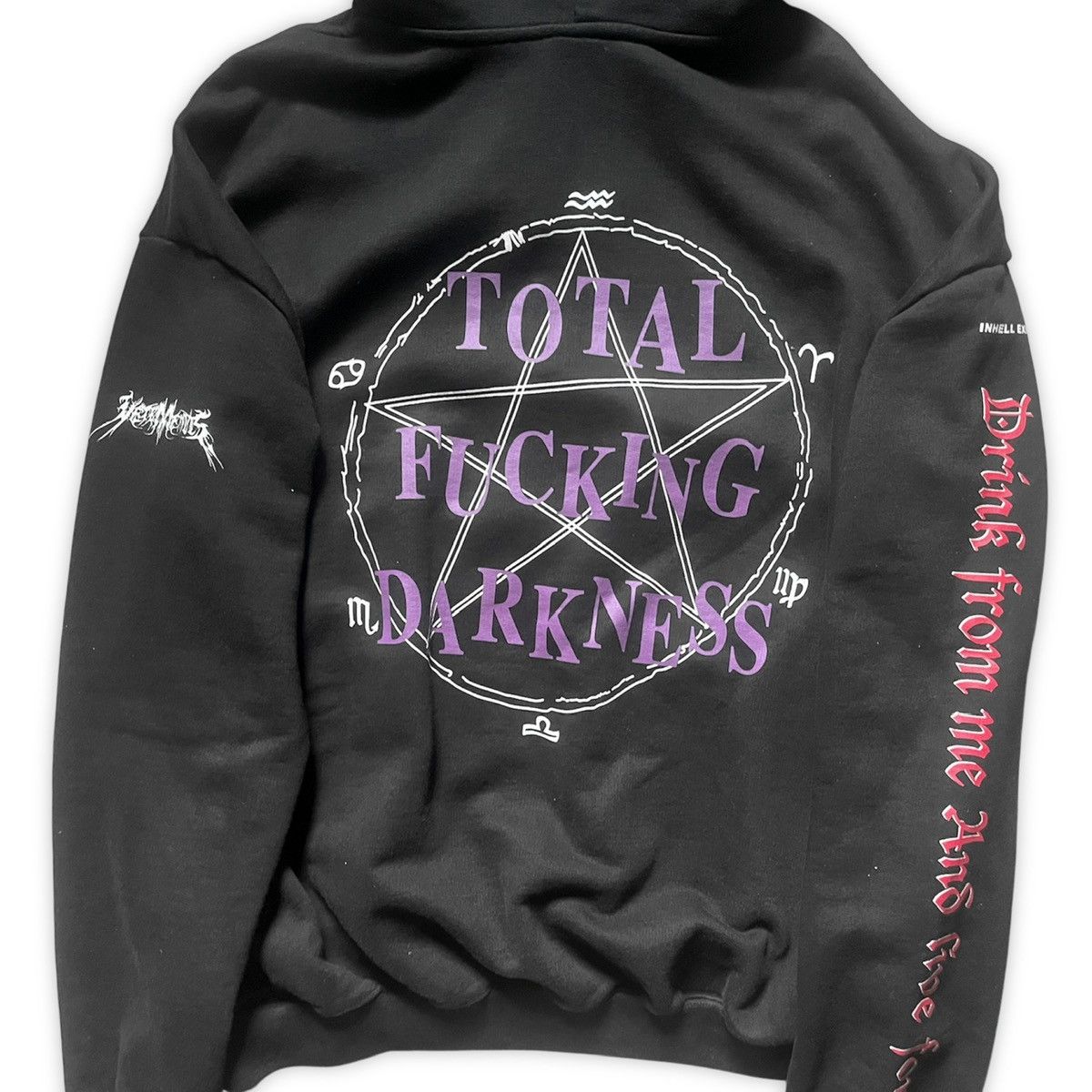 Vetements vetements “total fucking darkness” aw17 hoodie Size US XS / EU 42 / 0 - 5 Thumbnail