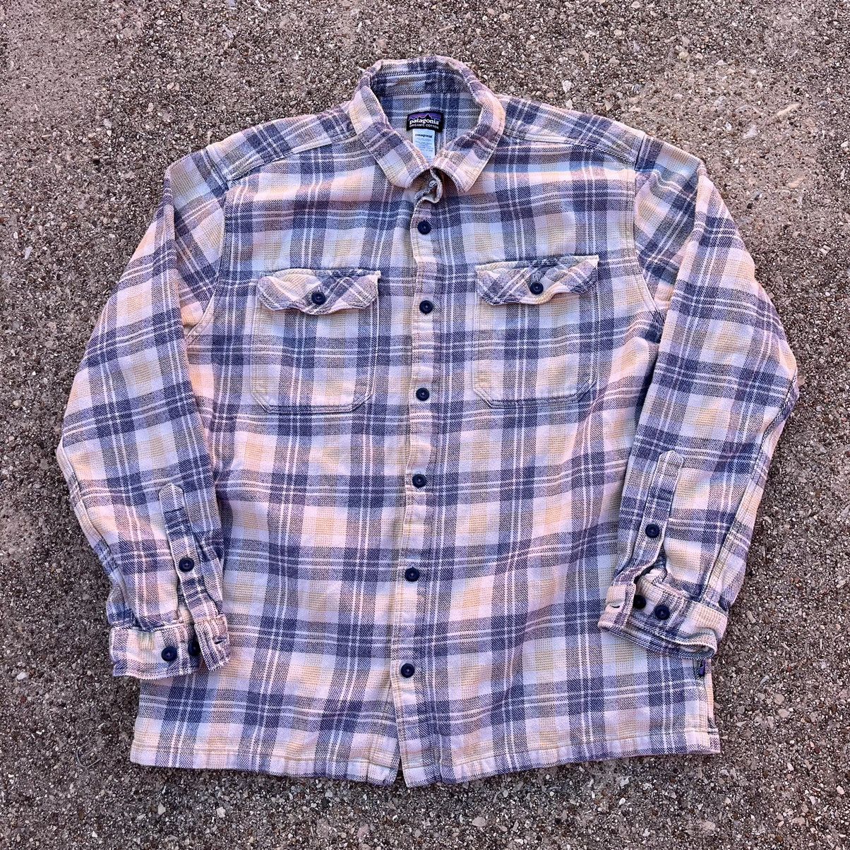 Patagonia × Vintage 2000s Heavy Weight Patagonia Flannel Shirt Size US L / EU 52-54 / 3 - 1 Thumbnail