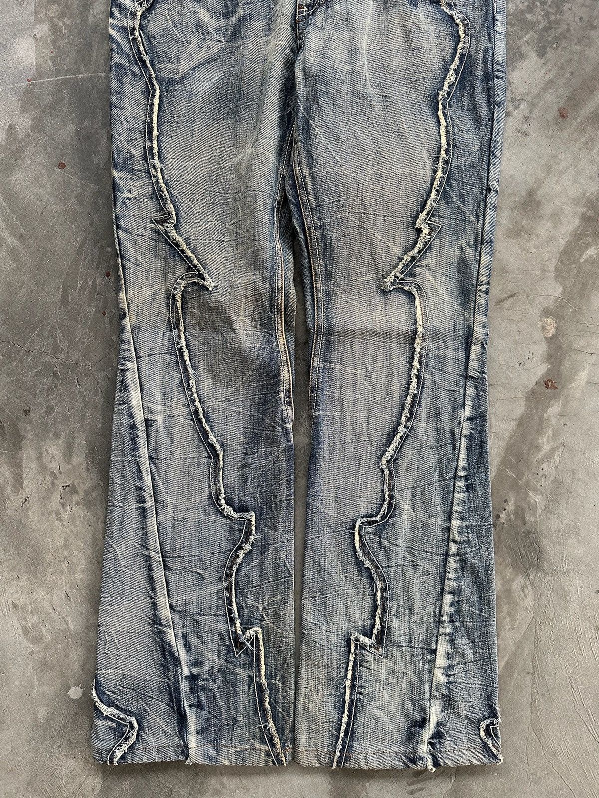 Hysteric Glamour × If Six Was Nine × semanticdesign 💥 Rare Semantic Design Flare Jeans Size US 32 / EU 48 - 6 Thumbnail