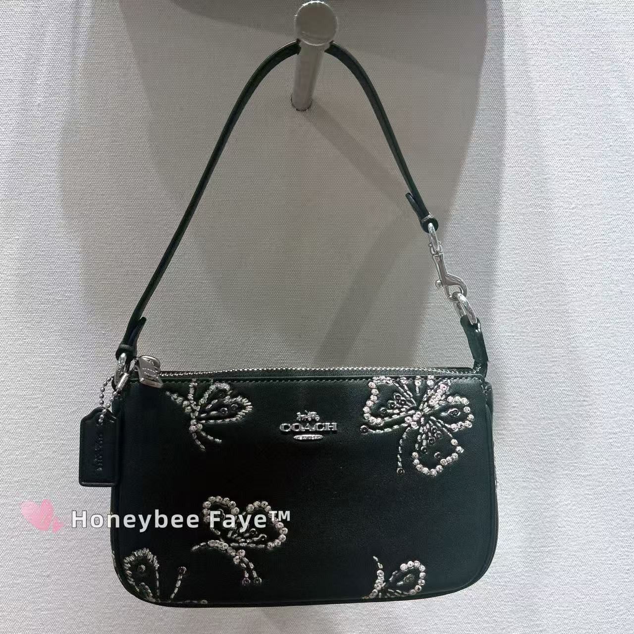 Coach Nolita 19 With Sparkly Butterfly Print CCF58 Size ONE SIZE - 6 Thumbnail