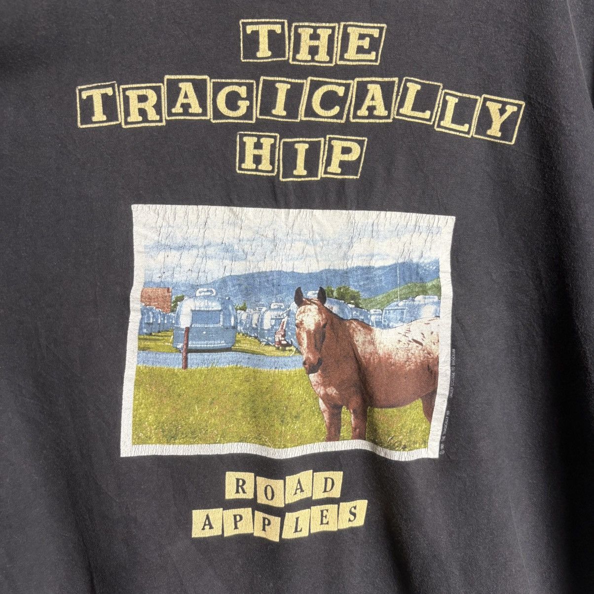 Band Tees Vintage 90s The Tragically Hip Road Apples Band Tee Size US XL / EU 56 / 4 - 2 Thumbnail