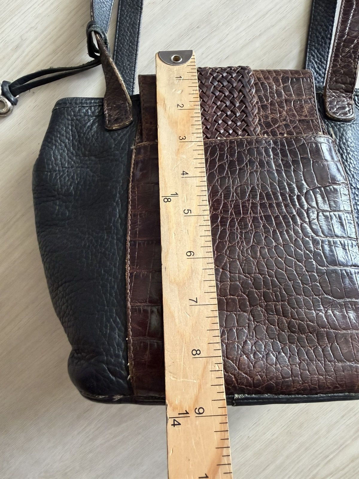 Brighton Vtg Brighton Leather Handbag Purse Crossbody Shoulder Bag Size ONE SIZE - 7 Thumbnail