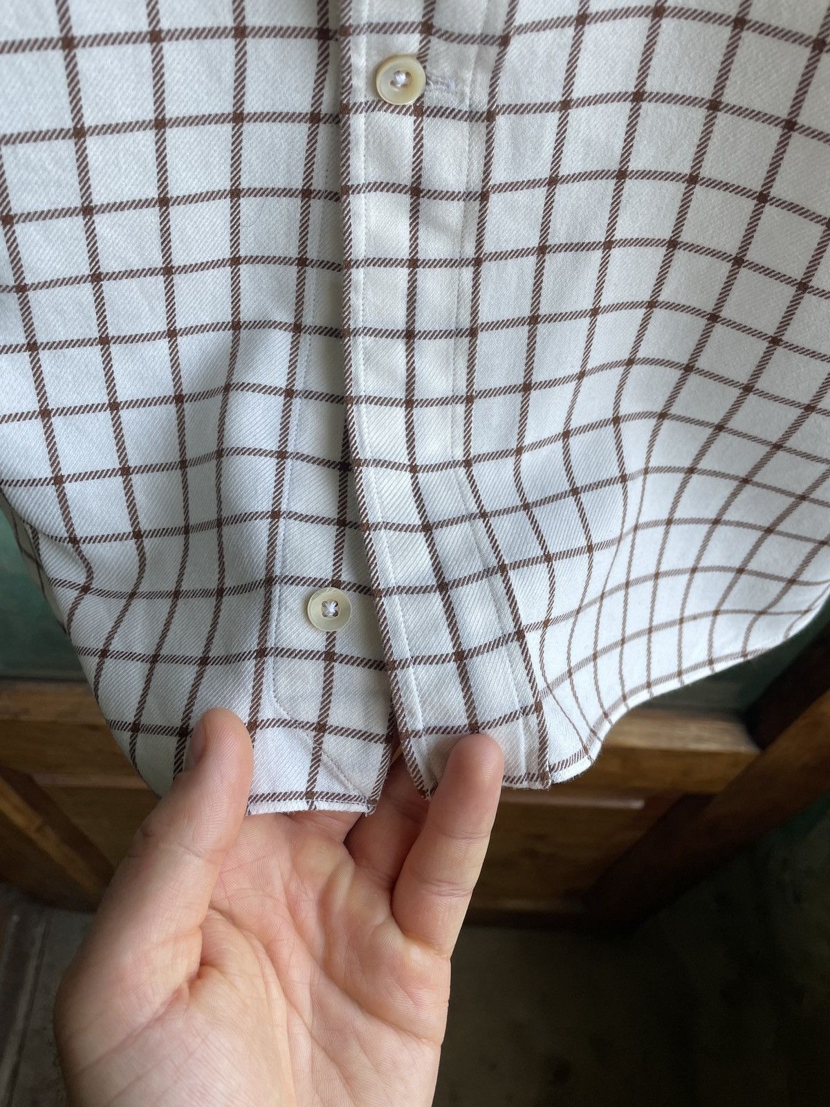 Ermenegildo Zegna Ermenegildo Zegna Men’s 40 / 15 3/4 Cotton Cashmere Shirt Size US M / EU 48-50 / 2 - 5 Thumbnail