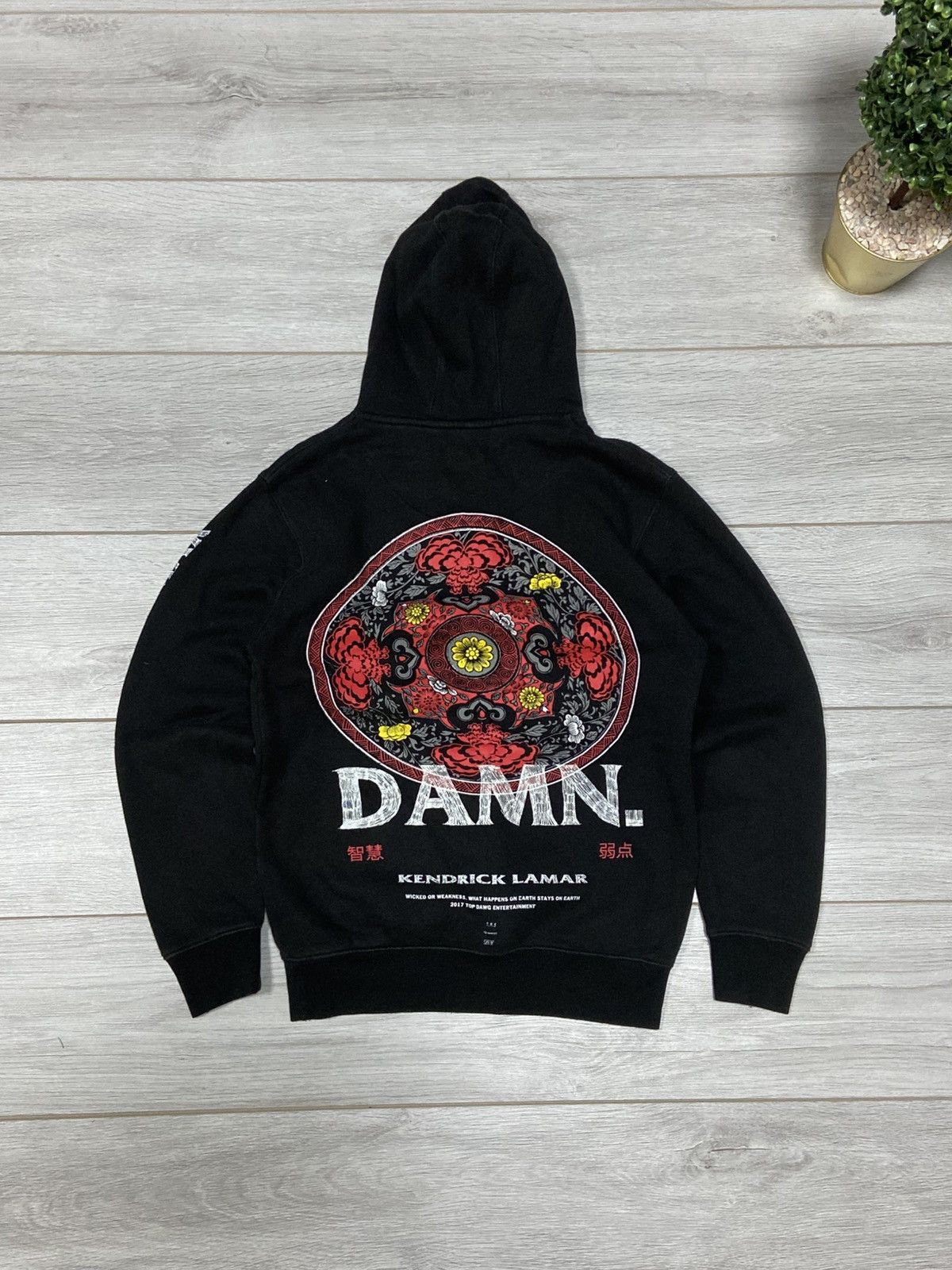 Kendrick Lamar DAMN Kendrick Lamar tour hoodie 2017 | Grailed