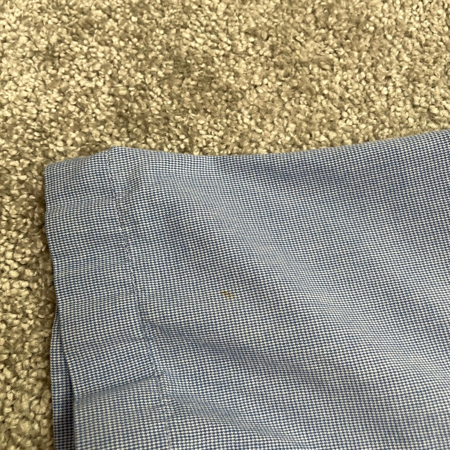 Chaps Chaps Button-Down Shirt Men Large Blue White Check Short Sleeve Easy Care Casual Size US L / EU 52-54 / 3 - 6 Thumbnail