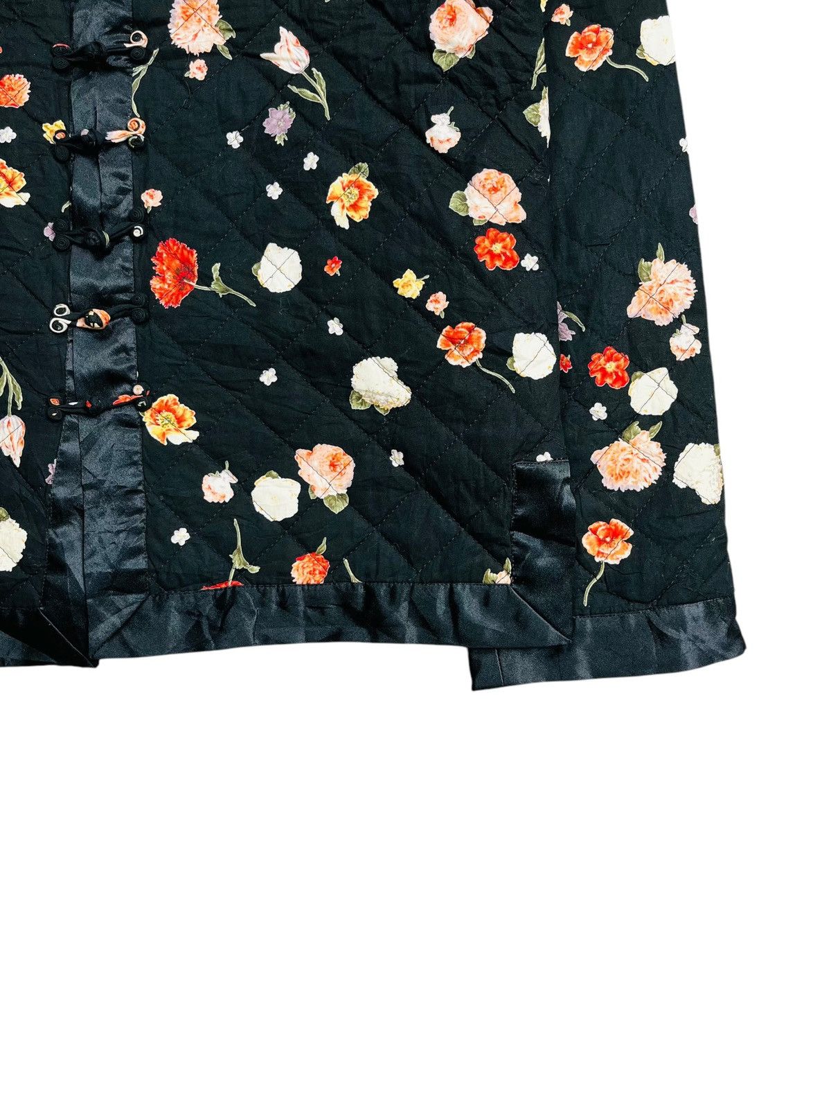 20471120 1980s Isao Kaneko - Fantasy Floral Cheongsam Jacket Size L / US 10 / IT 46 - 5 Thumbnail