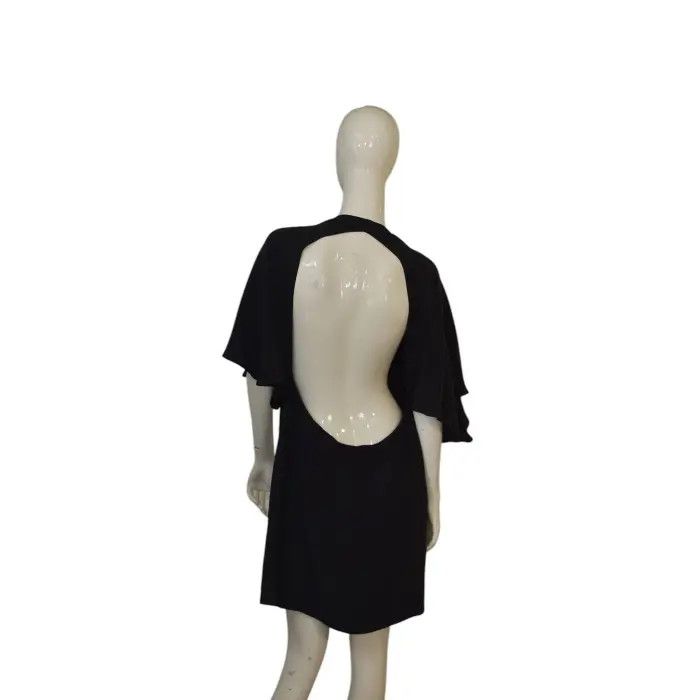 Chloe Chloe Black Silk Zipper Dress Size M / US 6-8 / IT 42-44 - 2 Thumbnail