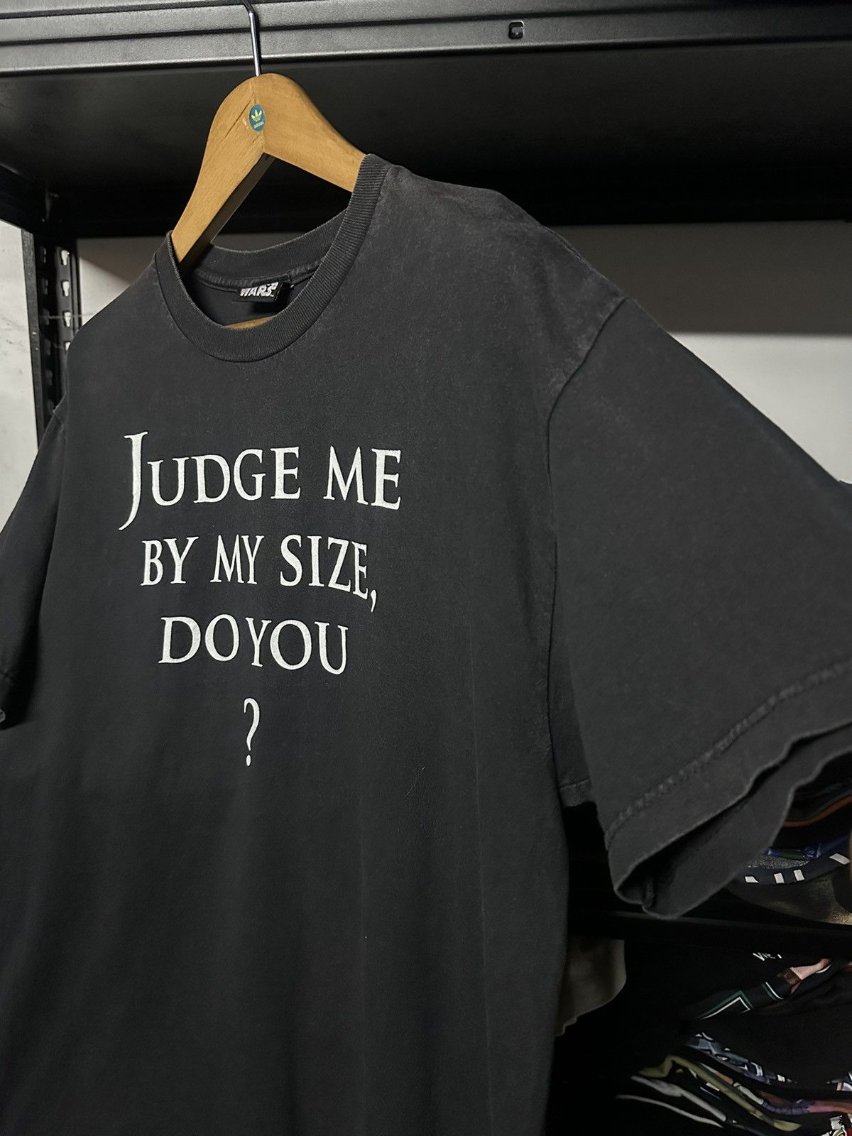 Disney × Star Wars × Vintage Vintage Star Wars Judge Me By My Size, Do You? Sun Faded Tee Size US L / EU 52-54 / 3 - 10 Thumbnail