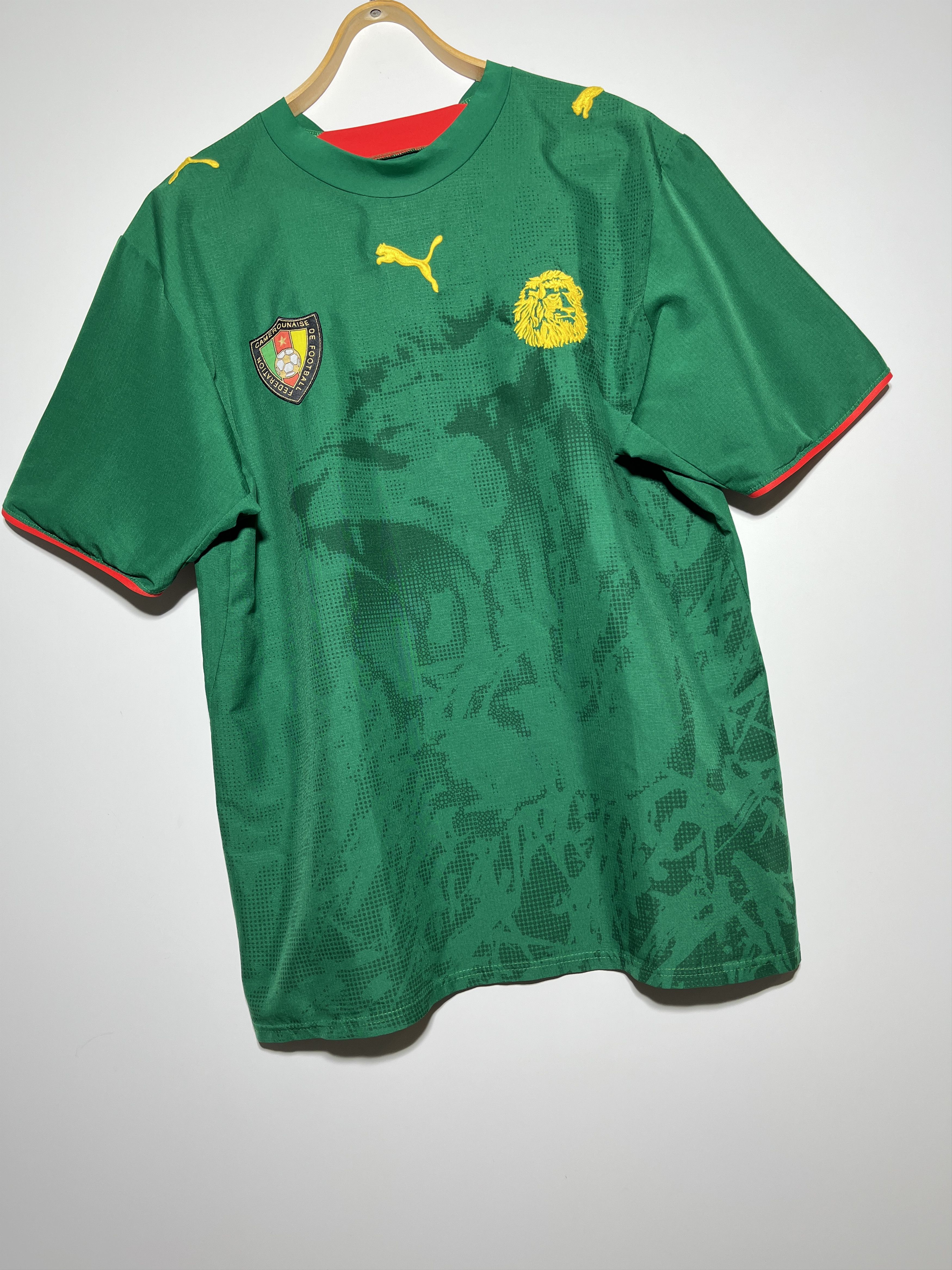 Puma Puma Cameroon National Team 2005-2006 Home Football Jersey Size US L / EU 52-54 / 3 - 4 Thumbnail