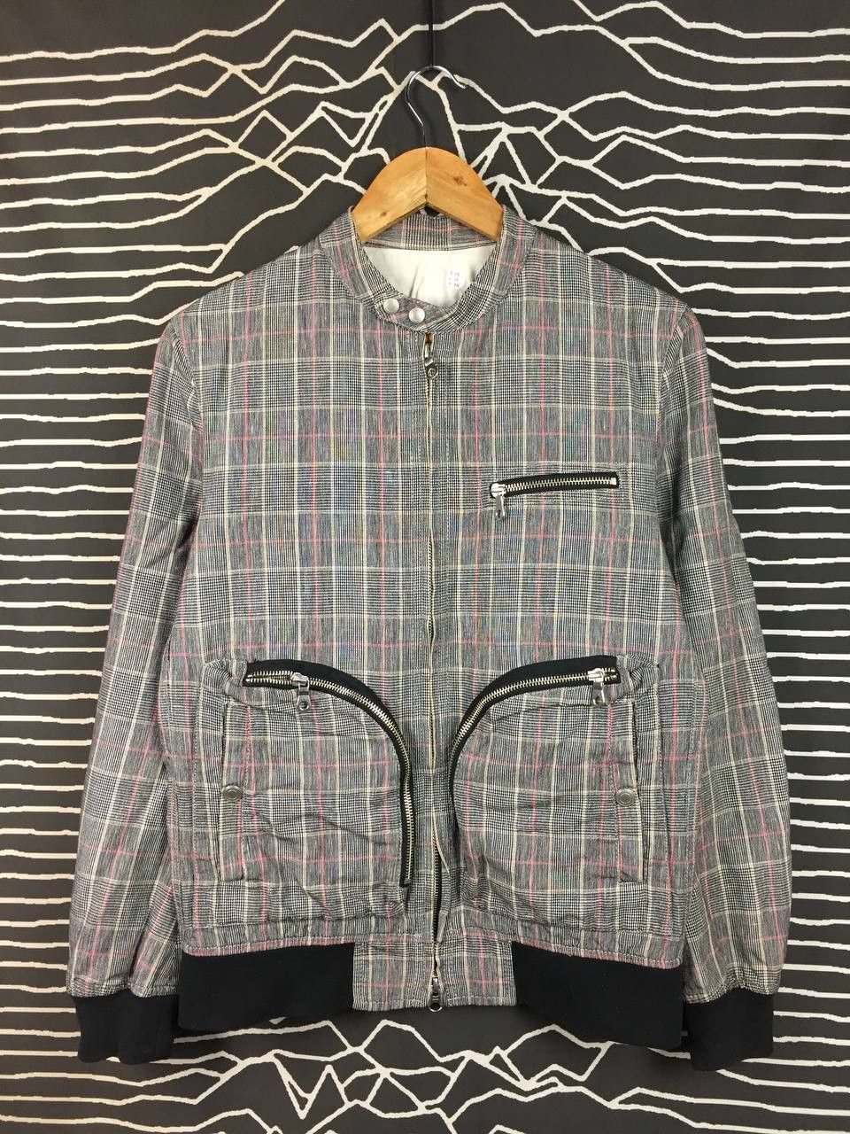ABAHOUSE Abahouse Japan Glen Check Multi-Zip Blouson Jacket Size US M / EU 48-50 / 2 - 1 Thumbnail