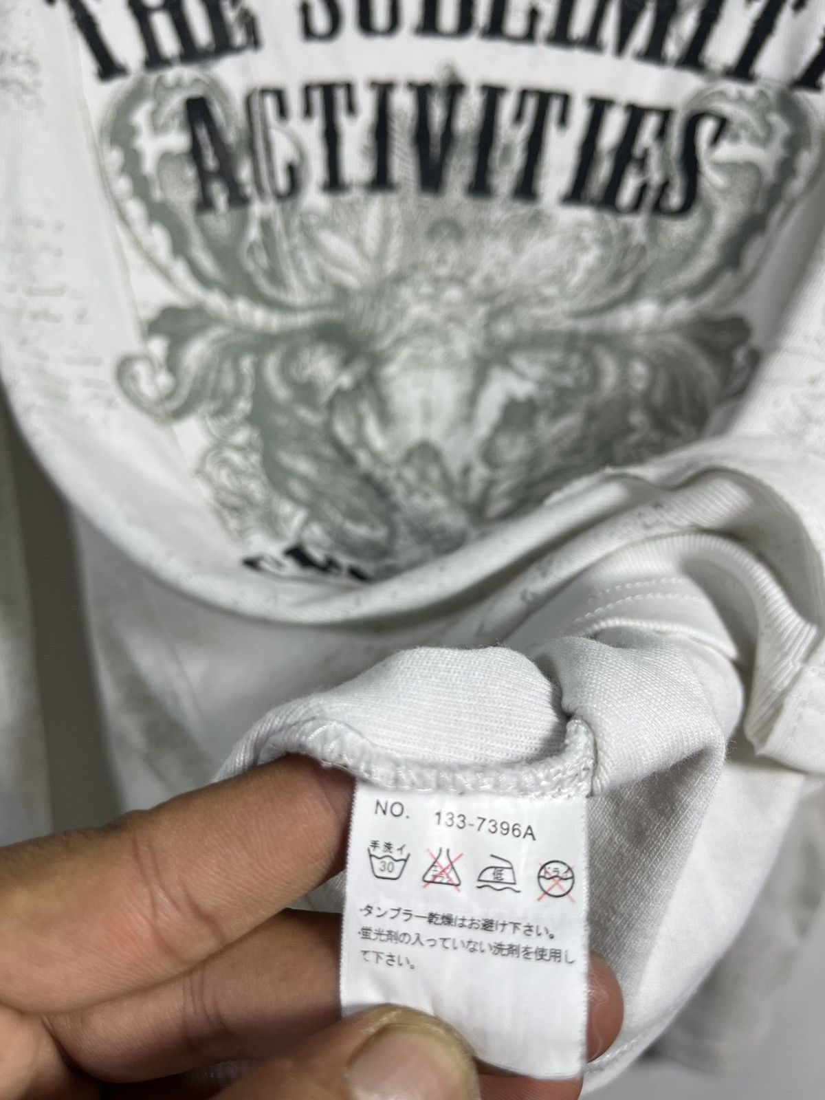 Japanese Brand 2000's In The Attic Sick Tribal Poem Longsleeve Size US L / EU 52-54 / 3 - 9 Thumbnail