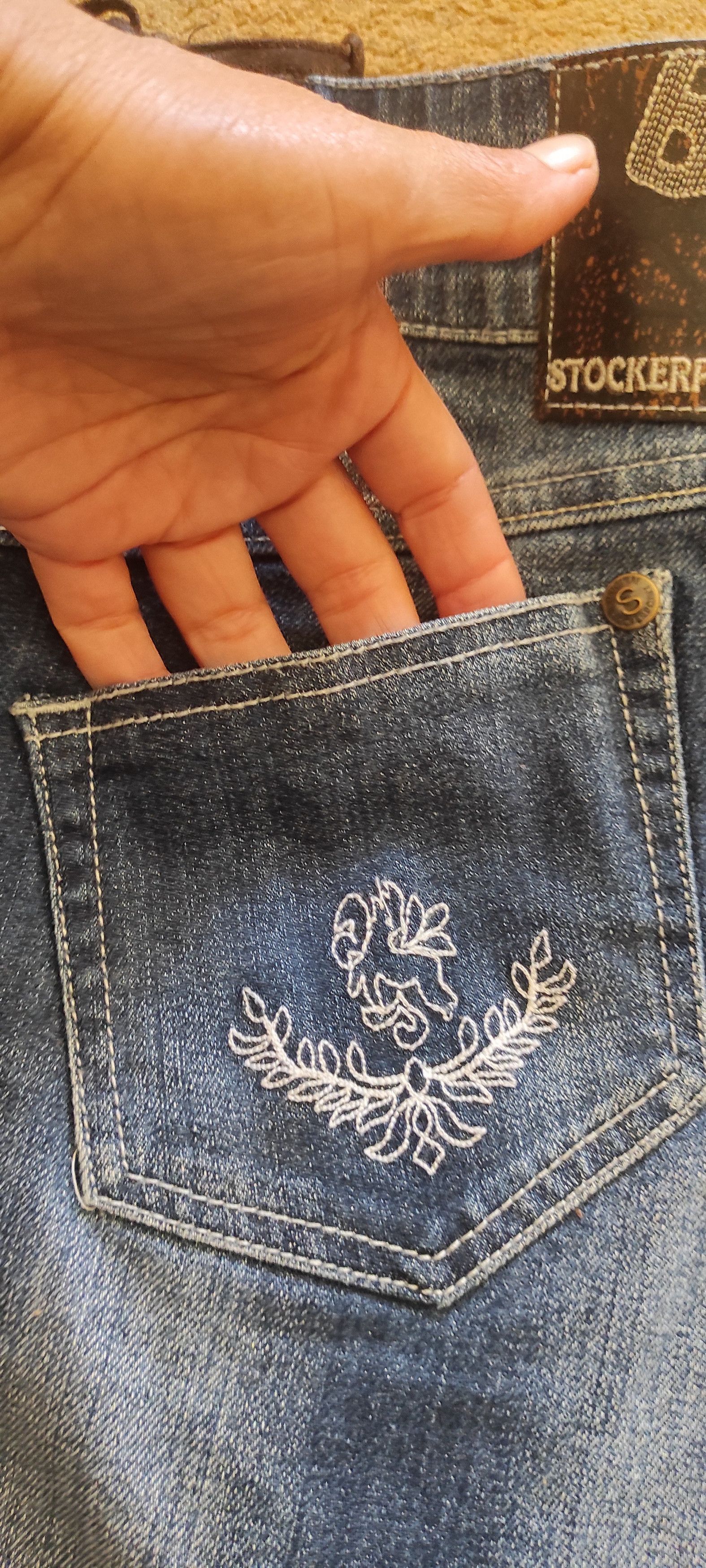Other Stockerpoint Woman's Emboidery Top Denim Skirt Jeans Size 28" / US 6 / IT 42 - 3 Thumbnail
