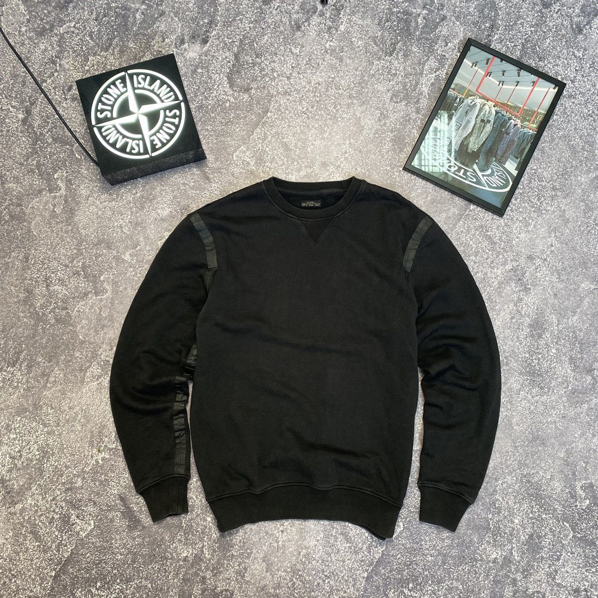 Allsaints Designer All Saints small basic logo faded black sweatshirt Size US M / EU 48-50 / 2 - 2 Thumbnail