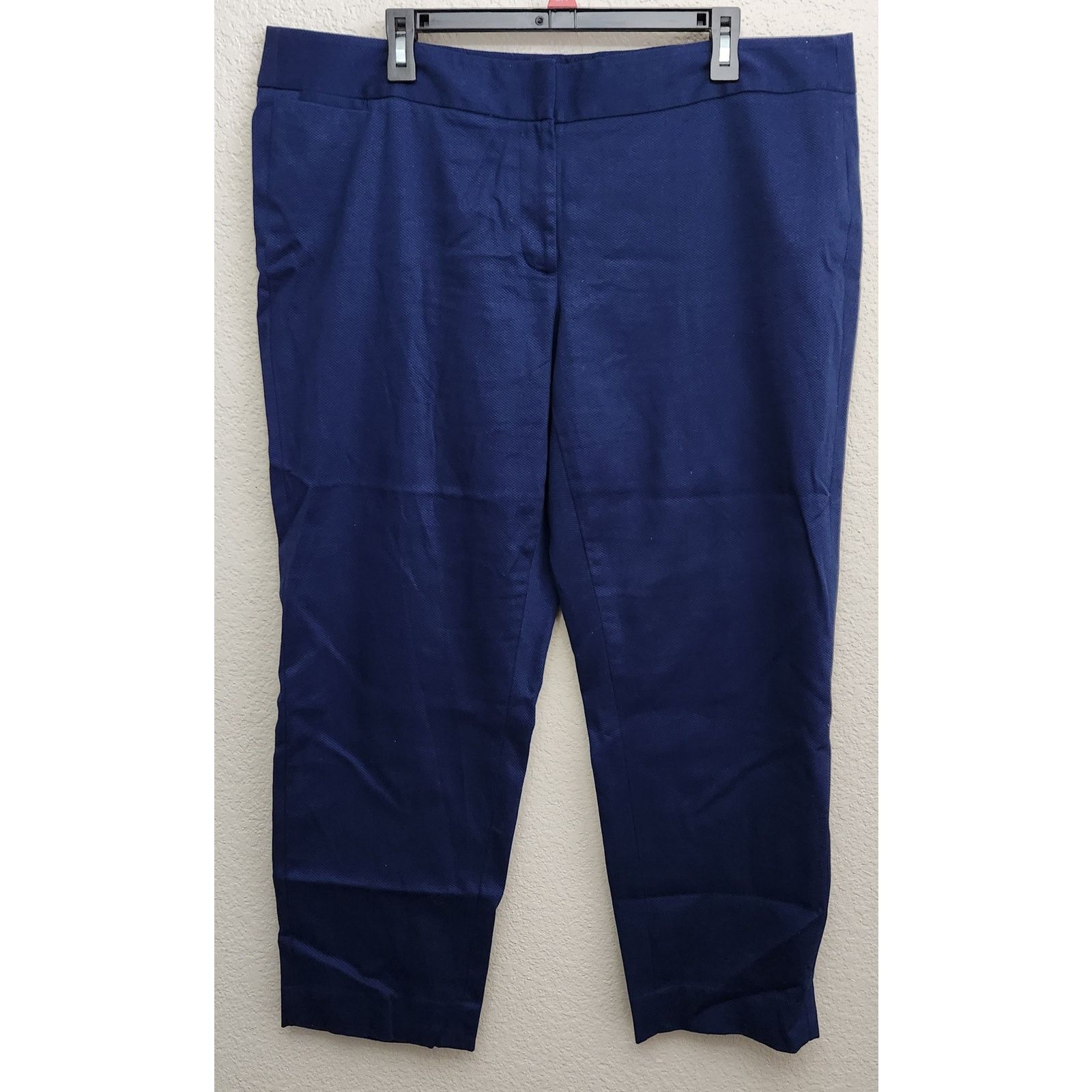 Other Liz Claiborne Blue "Emma" Flat Front Dress Pants 18 Stretch Size 40" / US 18 - 1 Thumbnail