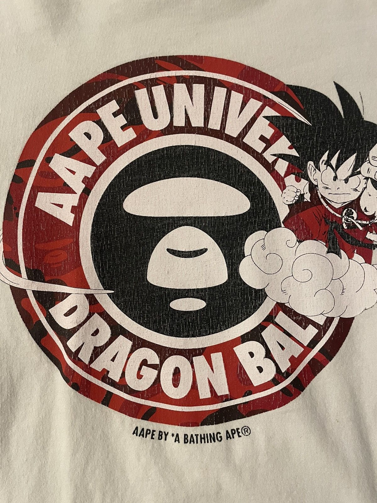 Aape Aape x Dragon Ball White Tee Size US XS / EU 42 / 0 - 2 Thumbnail