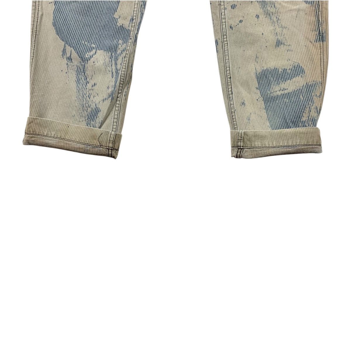 Japanese Brand REPACK japanesebrand double knee bleach jeans Size US 32 / EU 48 - 15 Thumbnail
