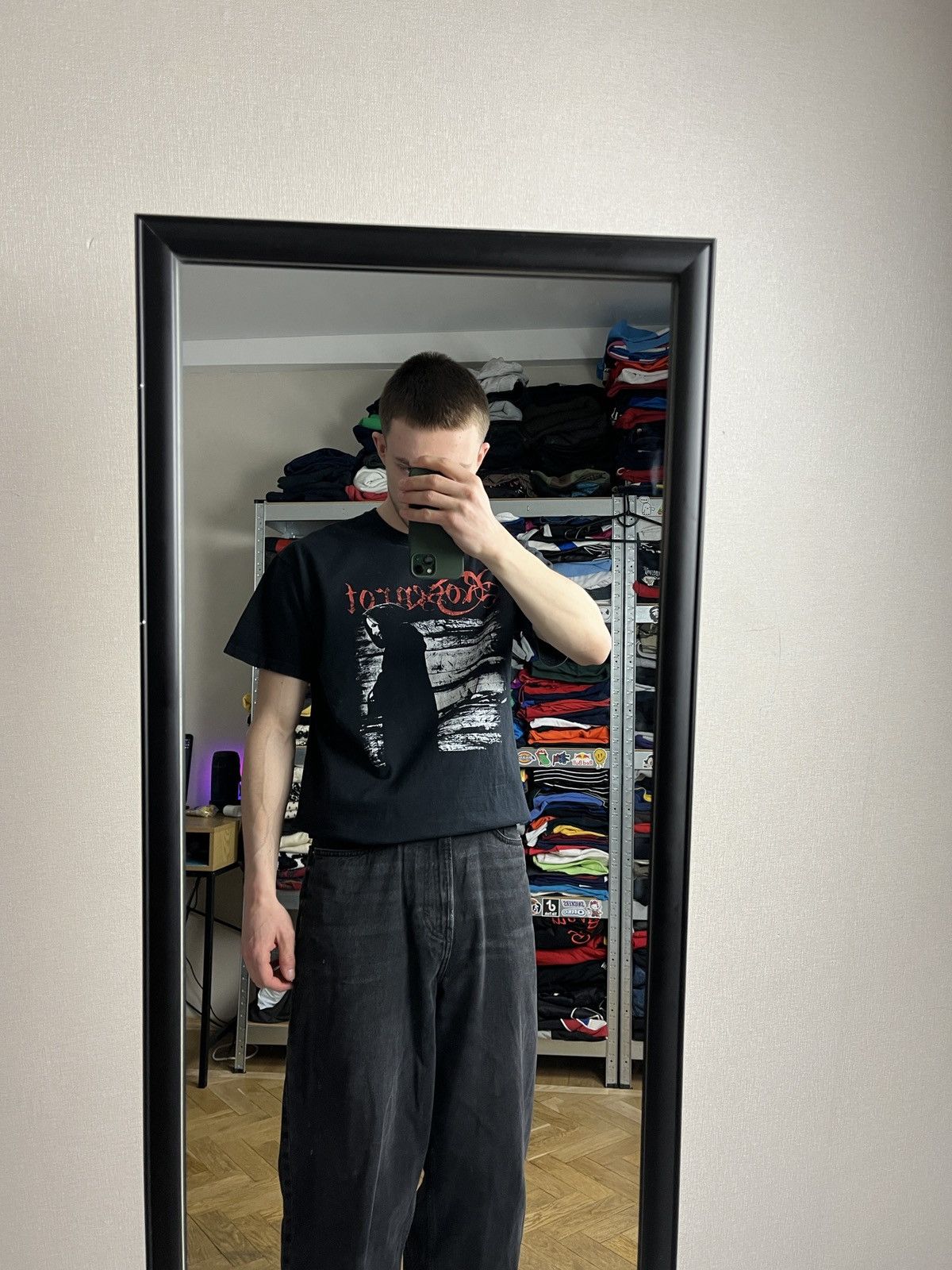 Band Tees × Vintage Vintage 2000s Rammstein Rosenrot T Shirt Band Tee Size US L / EU 52-54 / 3 - 2 Thumbnail