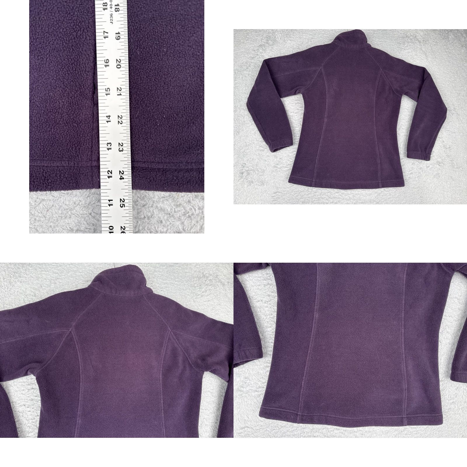 Vintage Columbia Jacket Womens Small Purple Full Zip Fleece Lightweight Hiking Camping Size S / US 4 / IT 40 - 9 Thumbnail