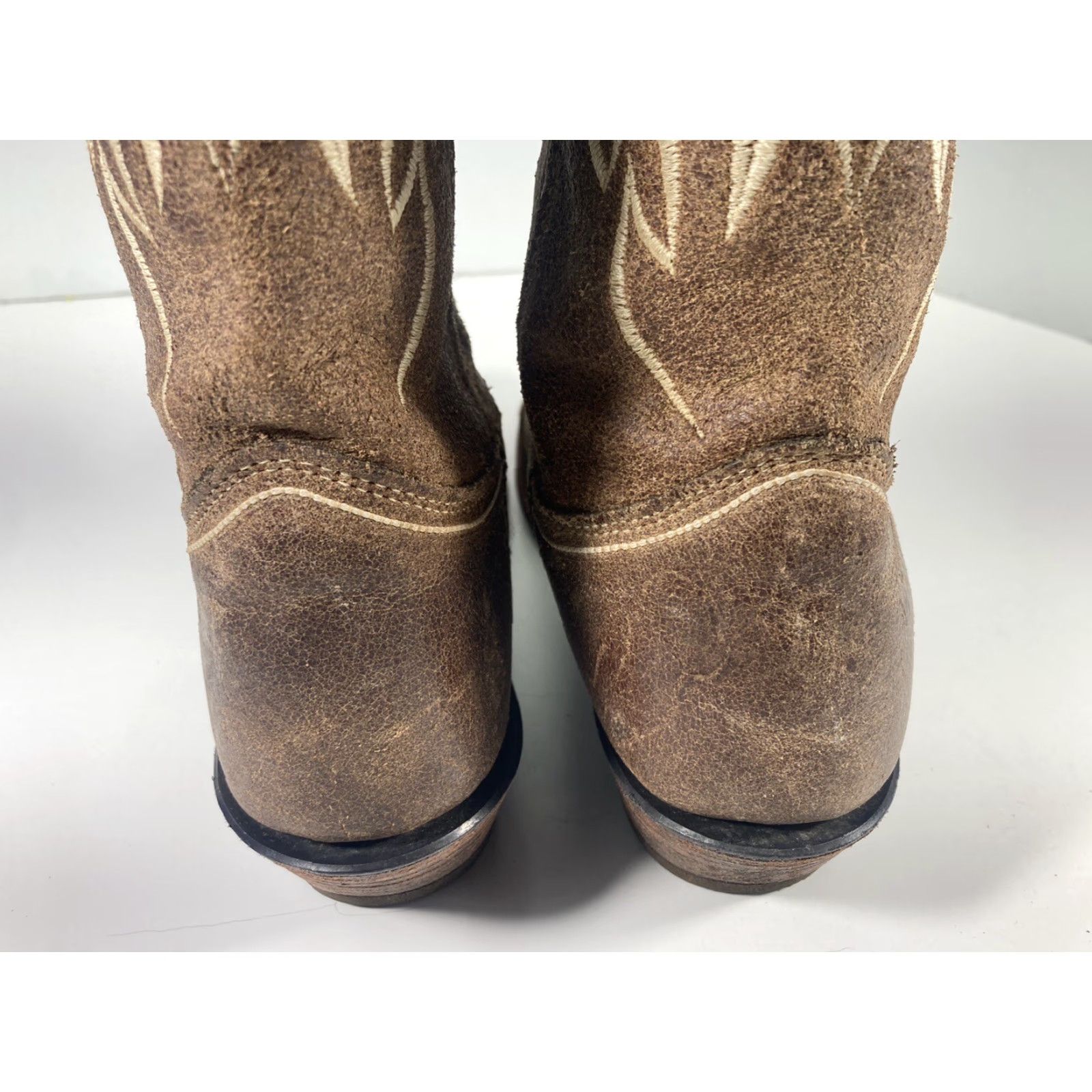 Justin Boots Justin Bent Rail Boots Women Size Brown Suede Leather Square Toe BRL628 Western Size US 9 / IT 39 - 6 Thumbnail