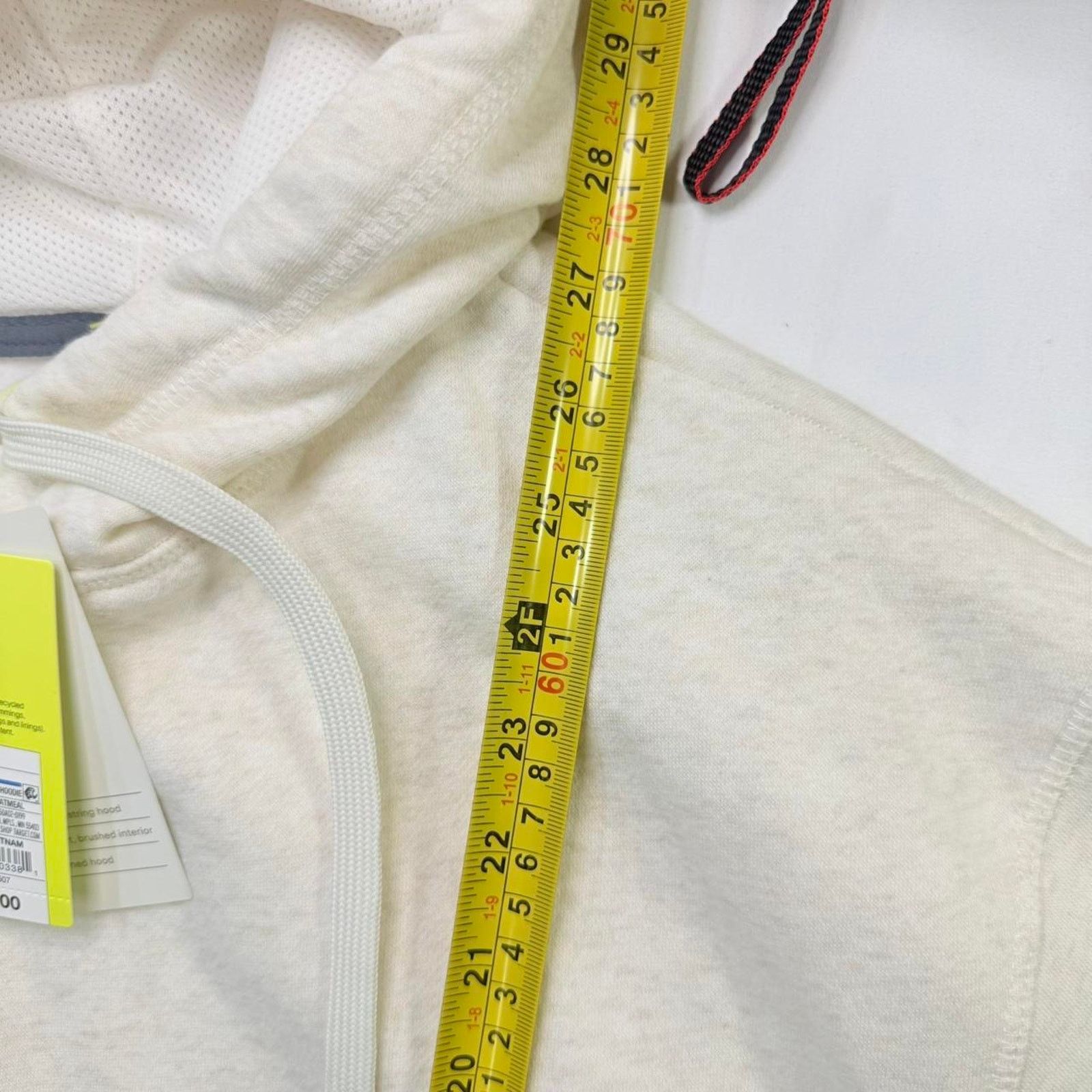 & Other Stories NWT All in motion Cream and white cotton hoodie Size US XL / EU 56 / 4 - 4 Thumbnail